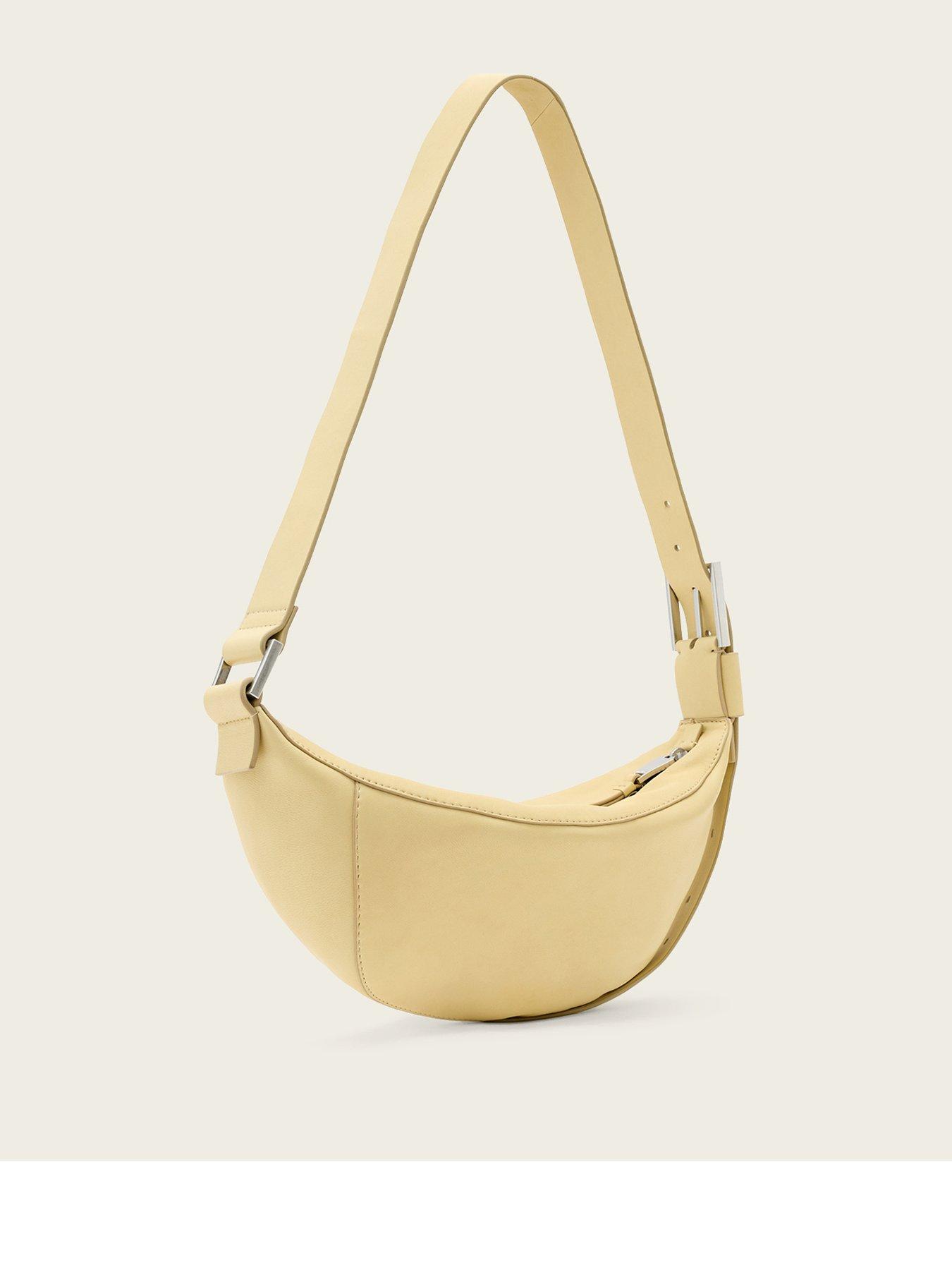 AllSaints Luna Leather Crossbody Bag - Yellow