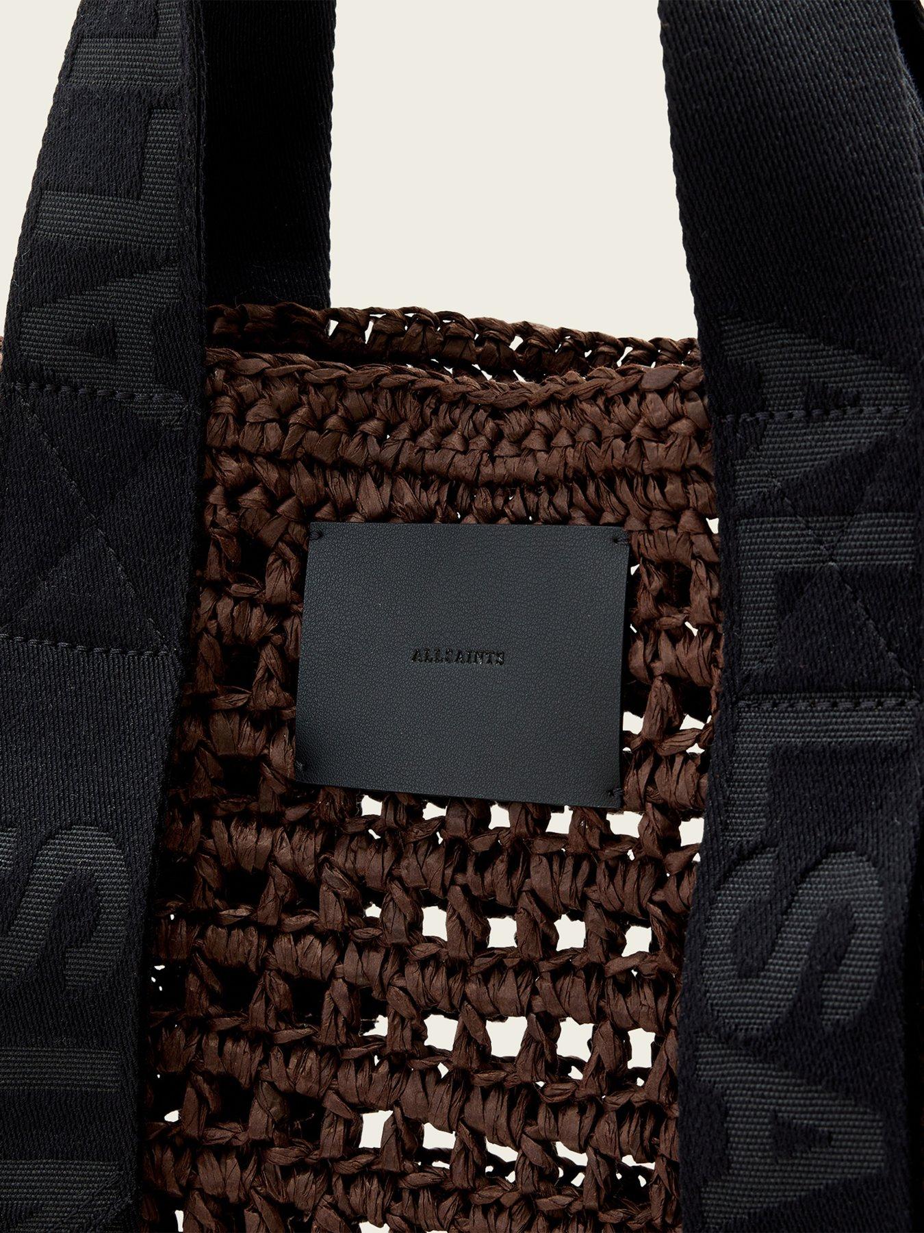 Image 4 of 5 of AllSaints Raffia Tote Bag