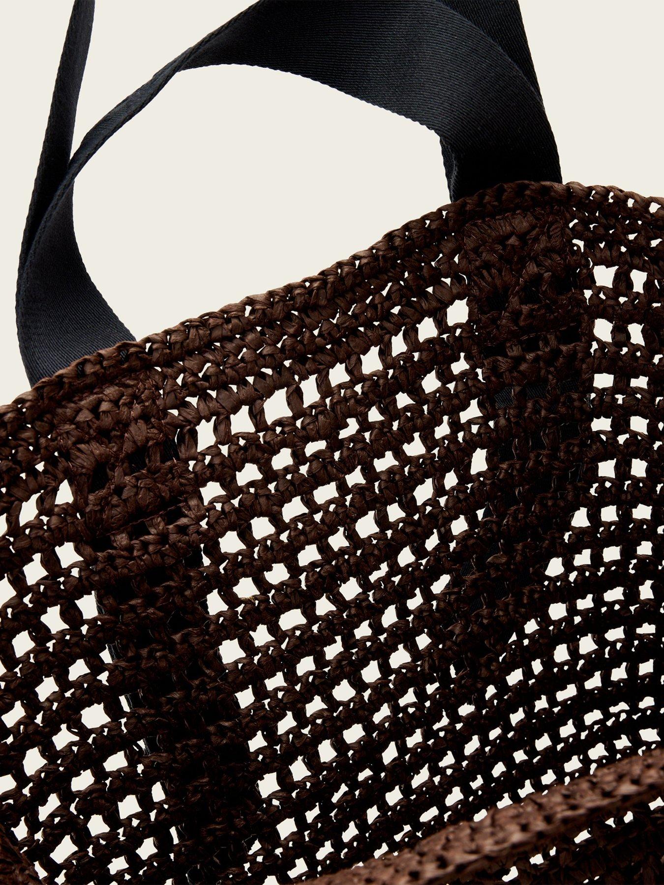 Image 5 of 5 of AllSaints Raffia Tote Bag
