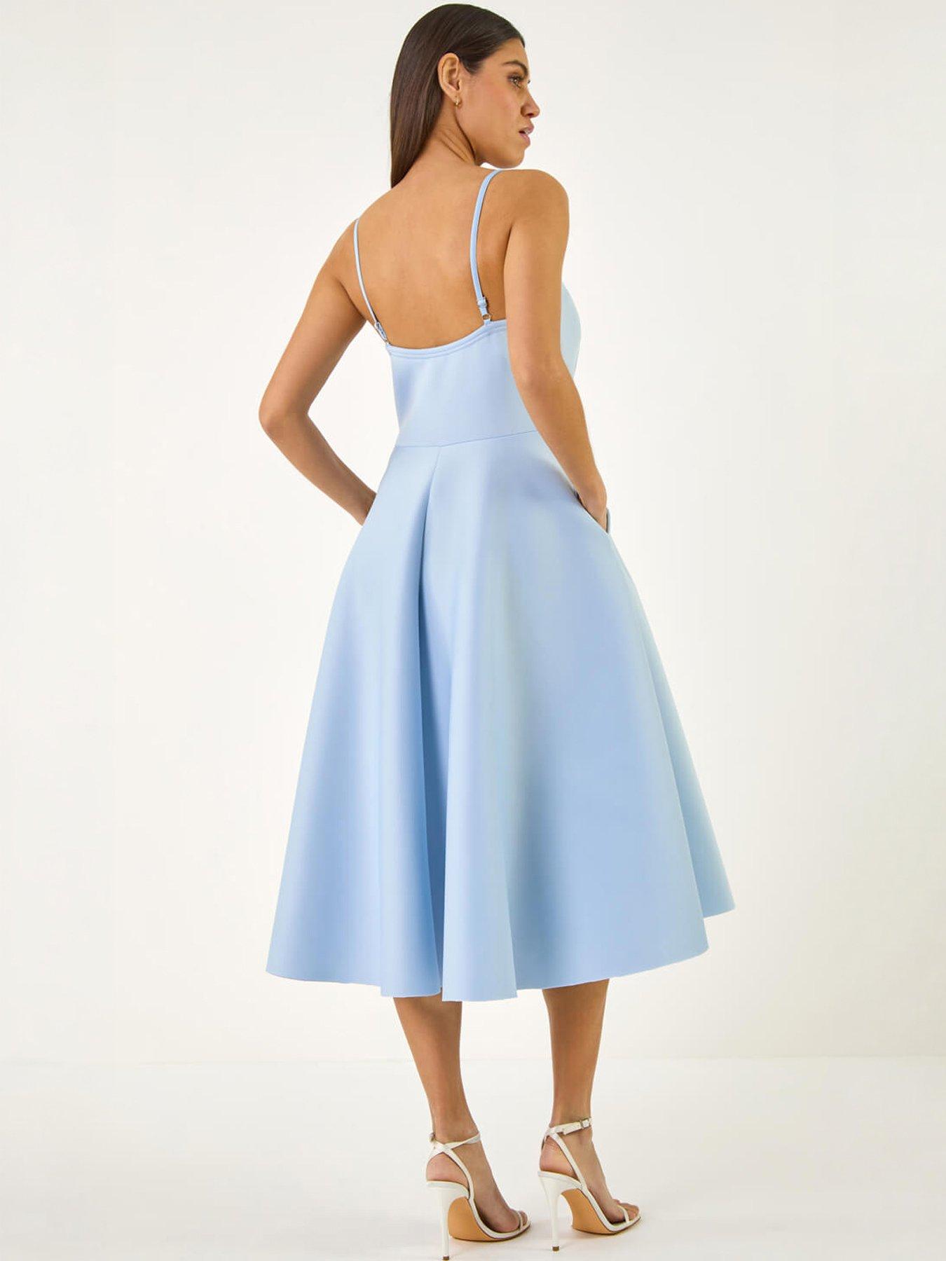 Image 4 of 5 of Roman Twist Front Prom Dress