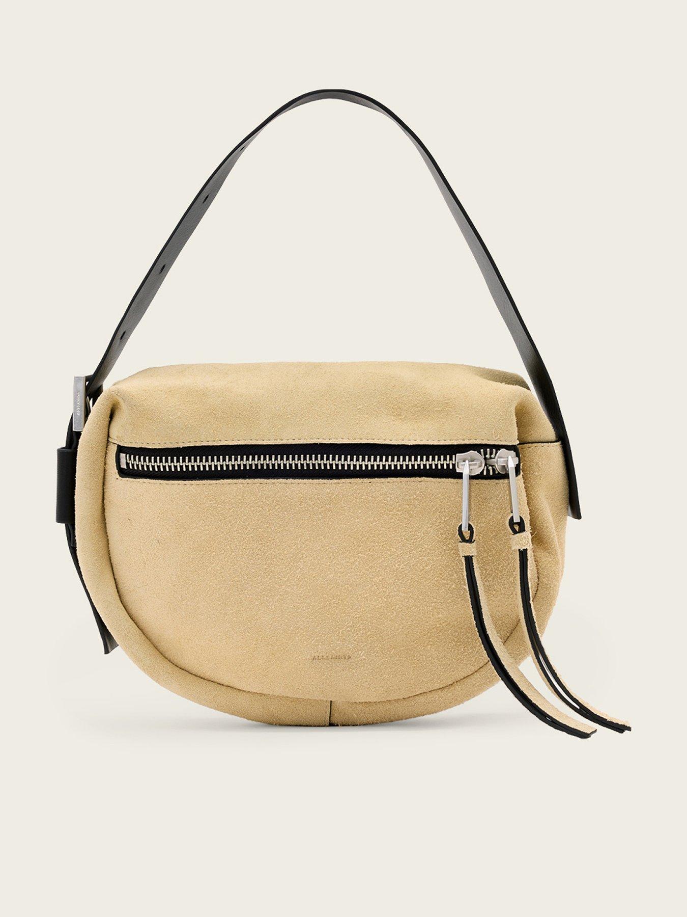 allsaints-noemie-mini-suede-shoulder-bag-brownfront