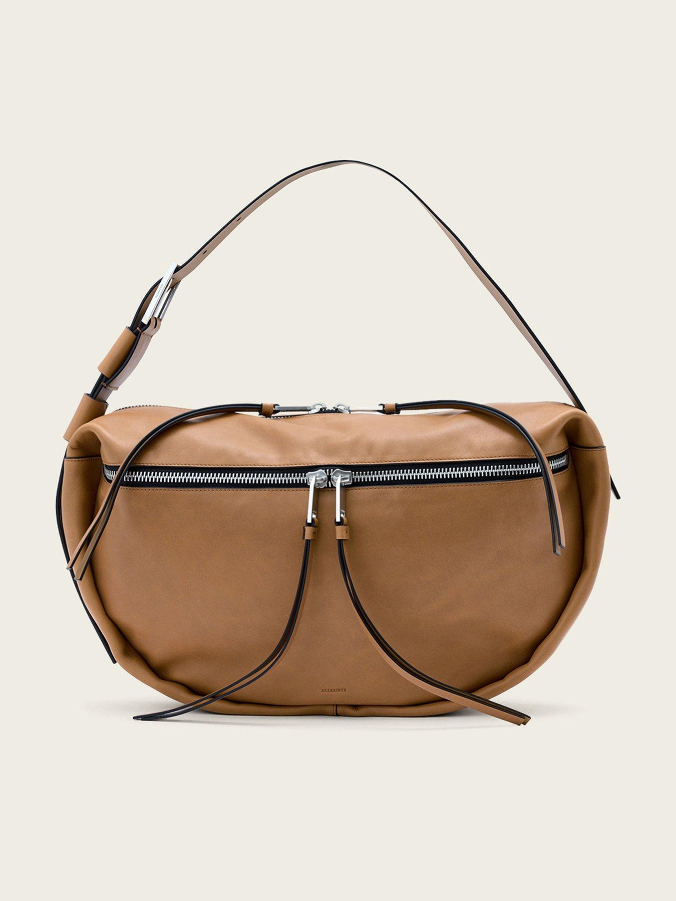 AllSaints Noemie Leather Shoulder Bag - Brown