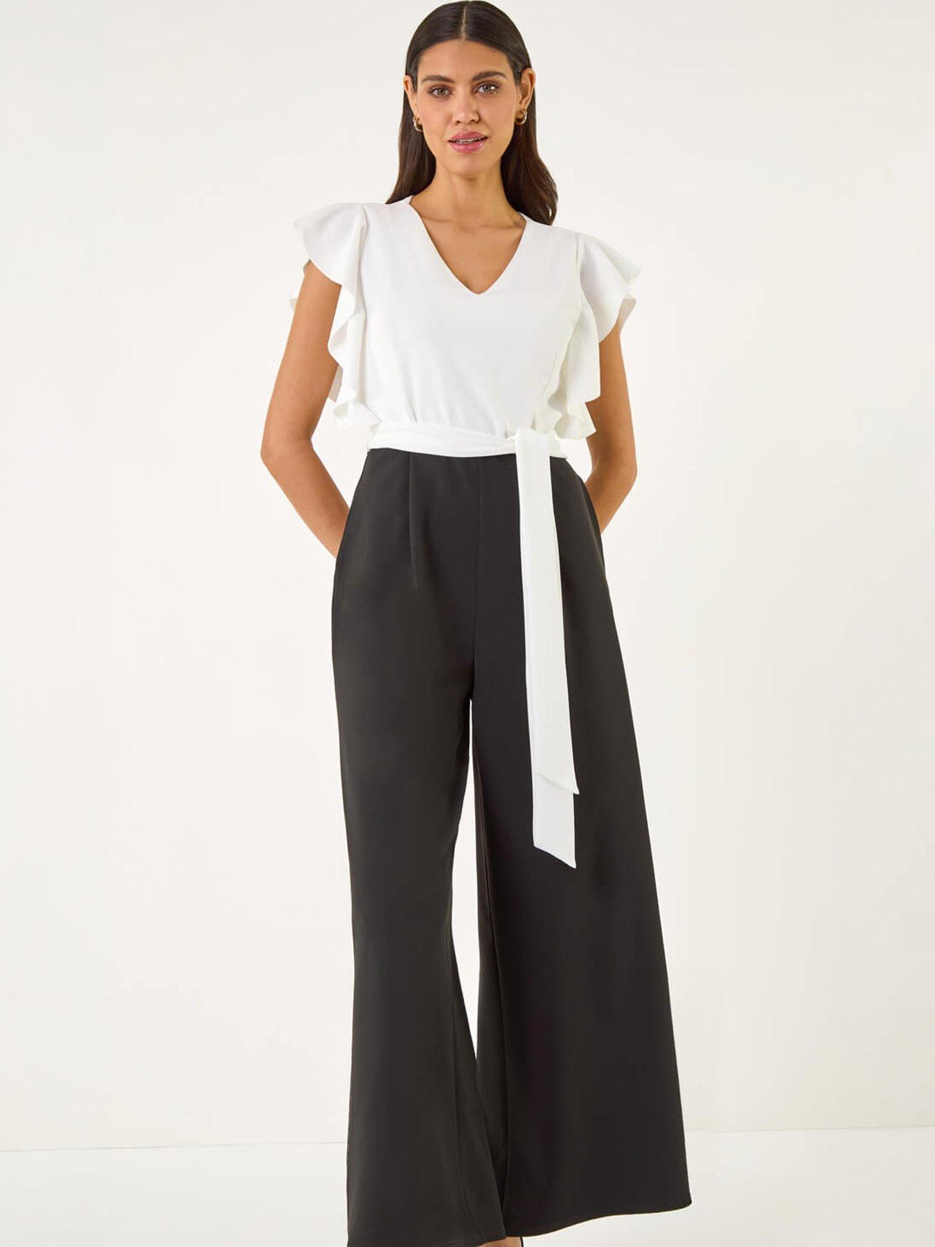roman-colour-block-v-neck-jumpsuitdetail