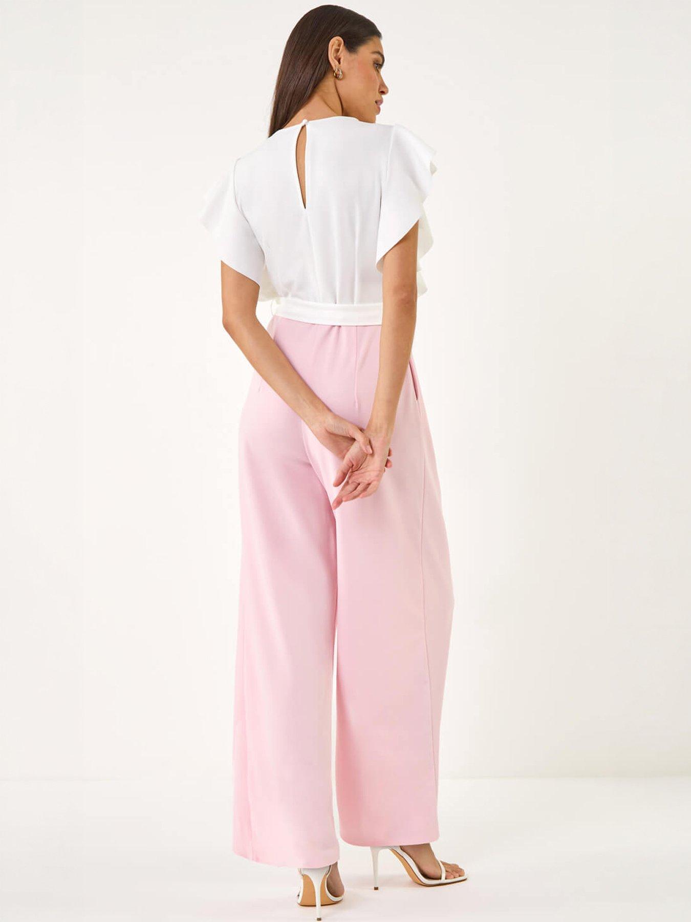 roman-colour-block-v-neck-jumpsuitoutfit