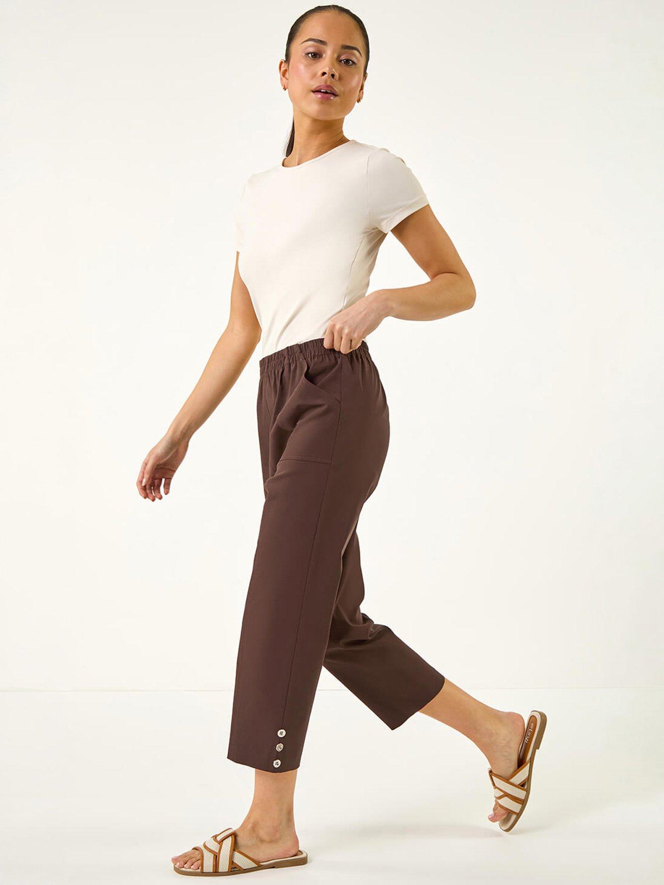 Roman Petite Bengaline Cropped Trouser