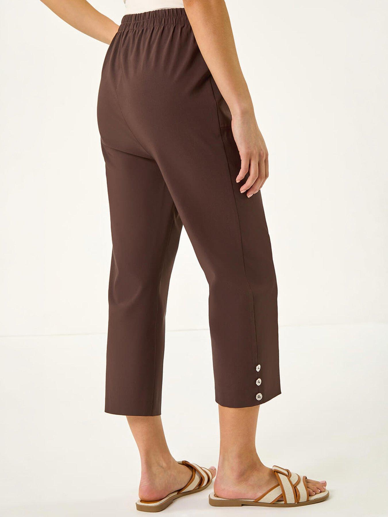 Image 4 of 5 of Roman Petite Bengaline Cropped Trouser