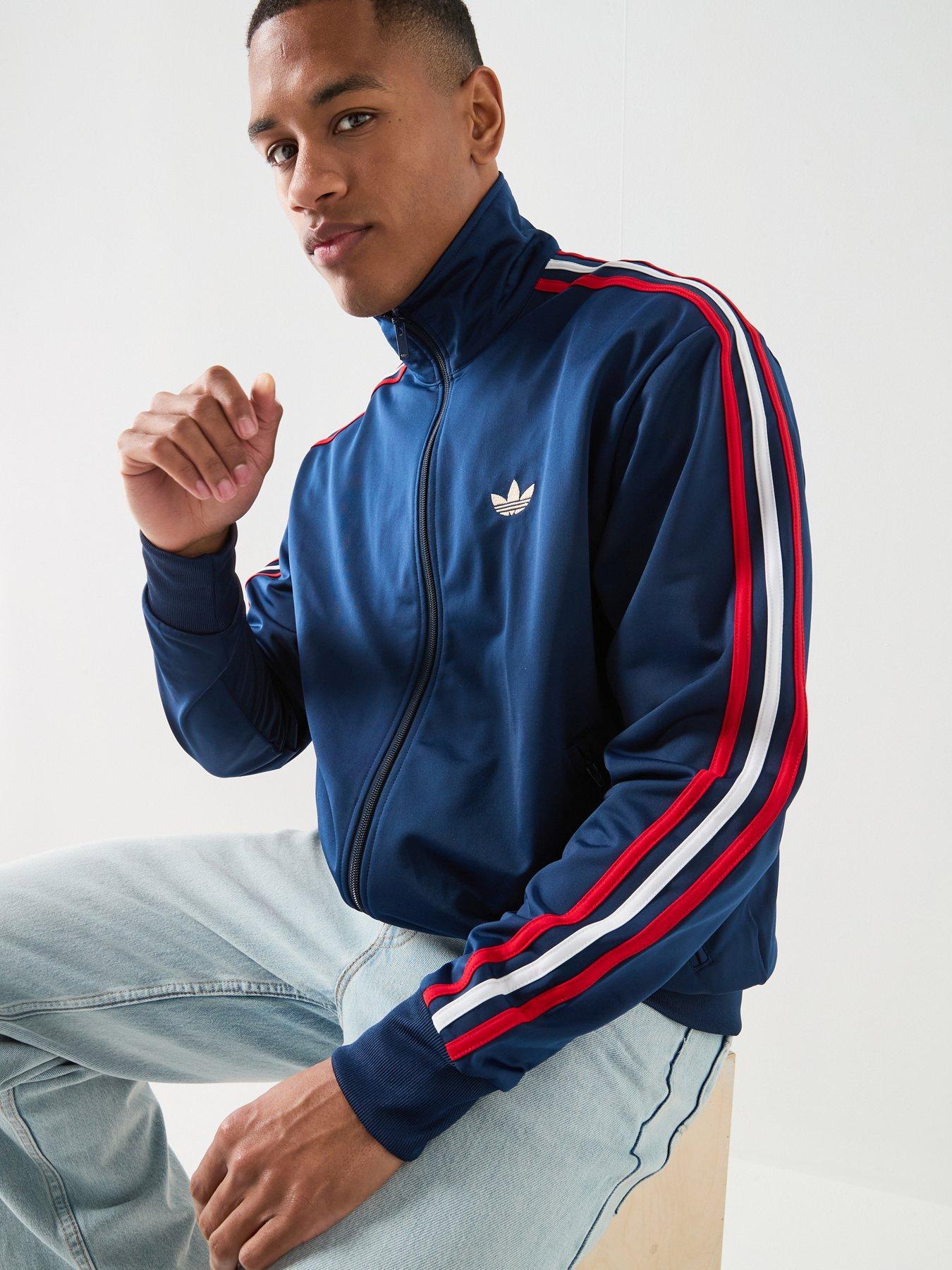 adidas Originals Mens Firebird Tracksuit Top - Blue