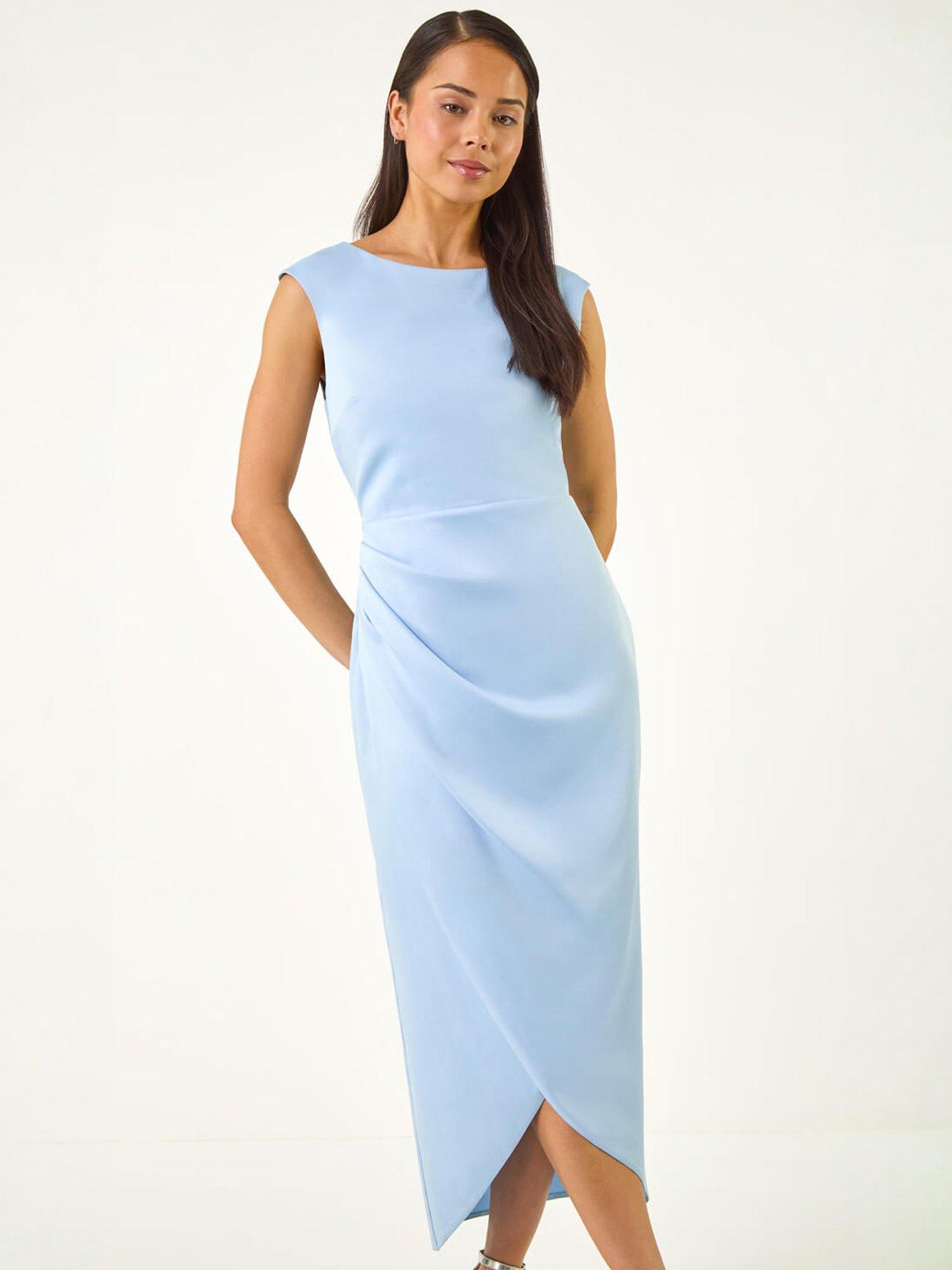 roman-petite-draped-midi-dressdetail