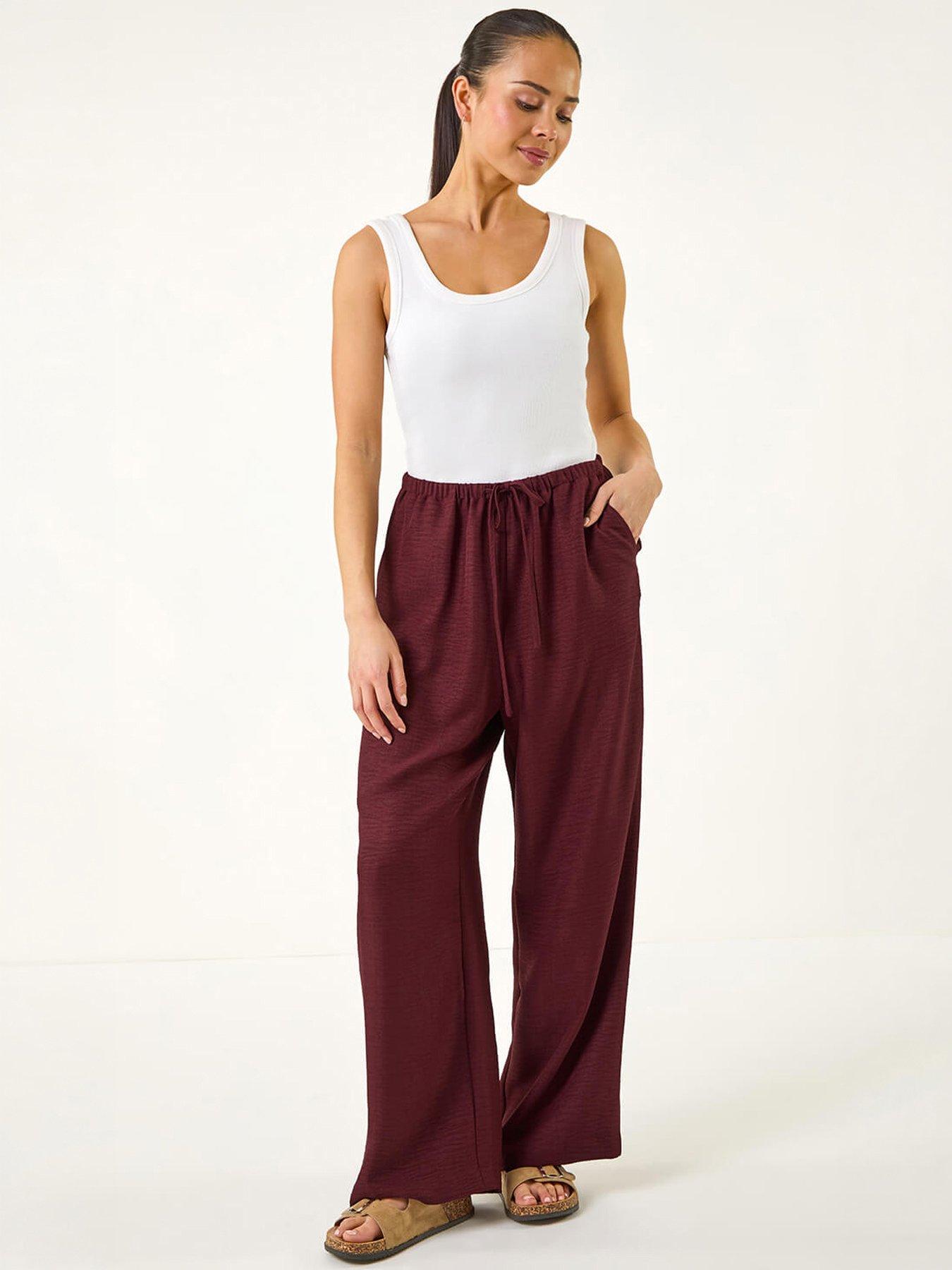 Image 1 of 5 of Roman Petite Pull On Woven Trouser