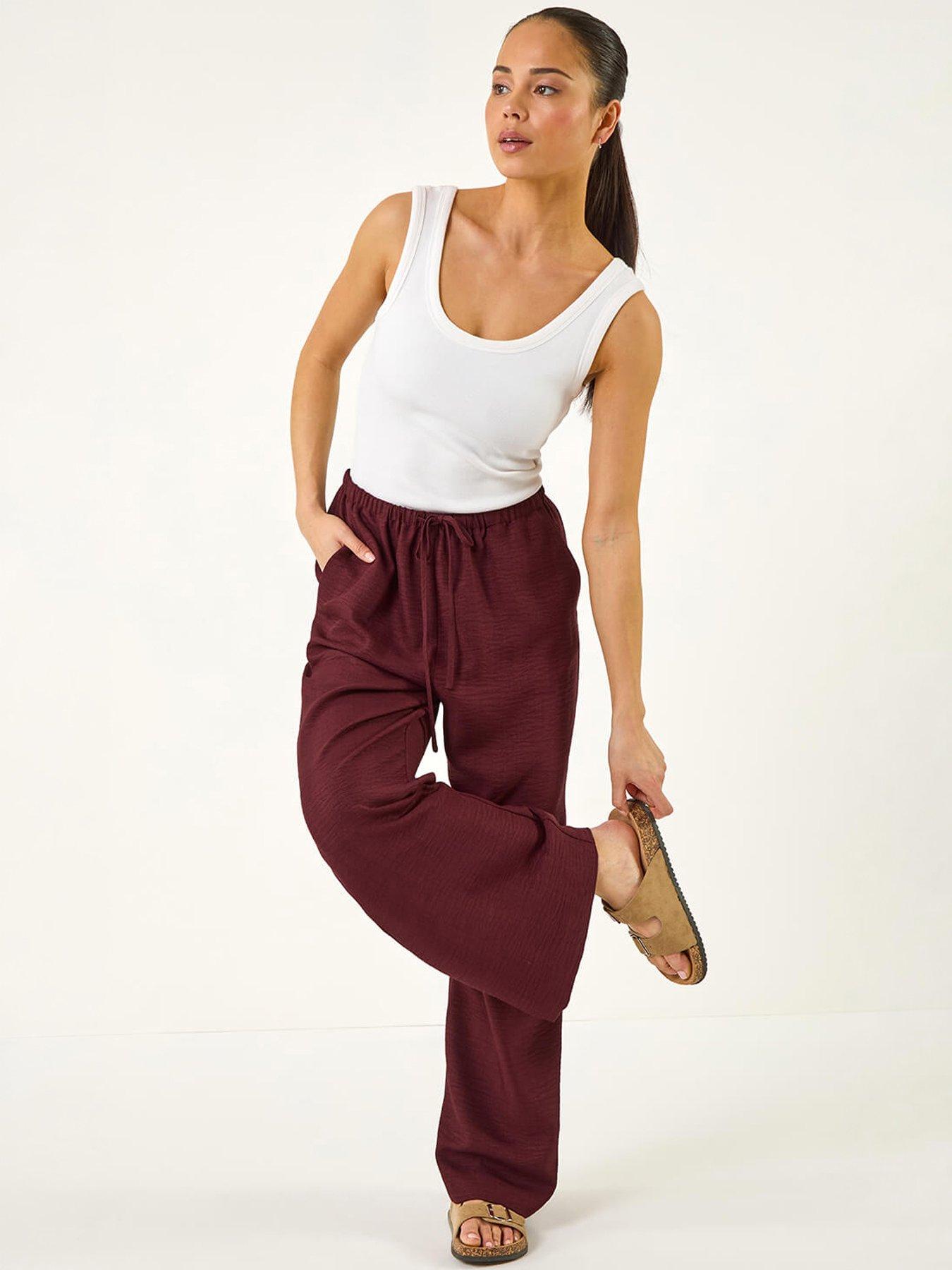 Image 5 of 5 of Roman Petite Pull On Woven Trouser