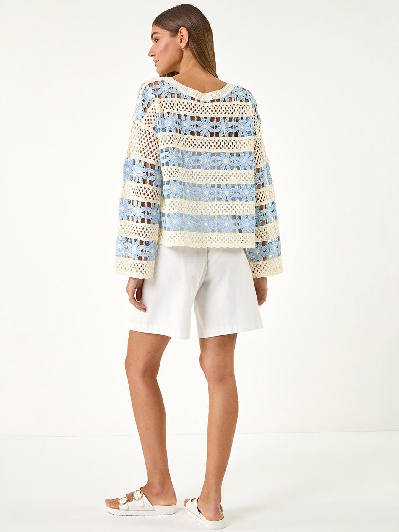 roman-floral-stripe-crochet-knit-jumperoutfit