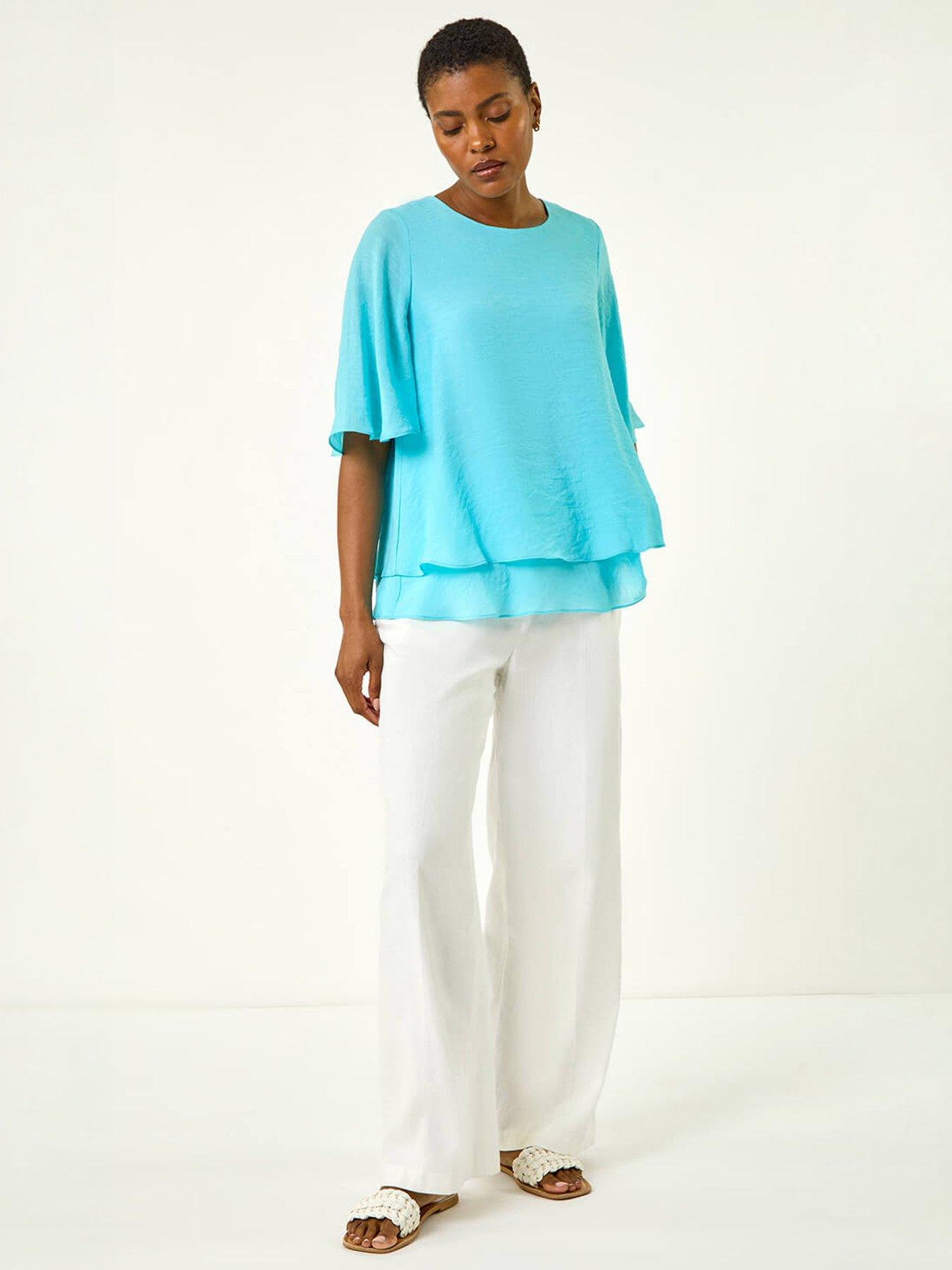 Image 5 of 5 of Roman Double Layered Tunic Top
