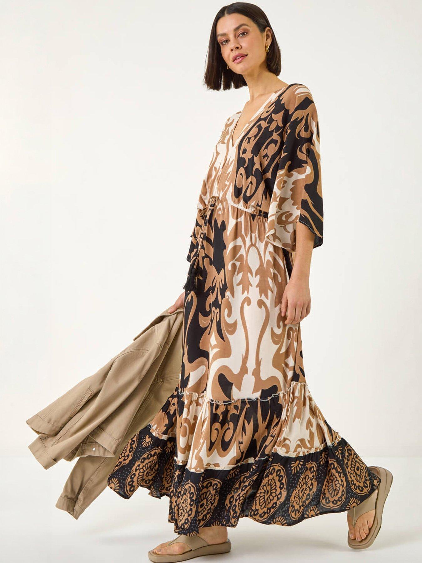 roman-boho-border-print-maxi-dressfront