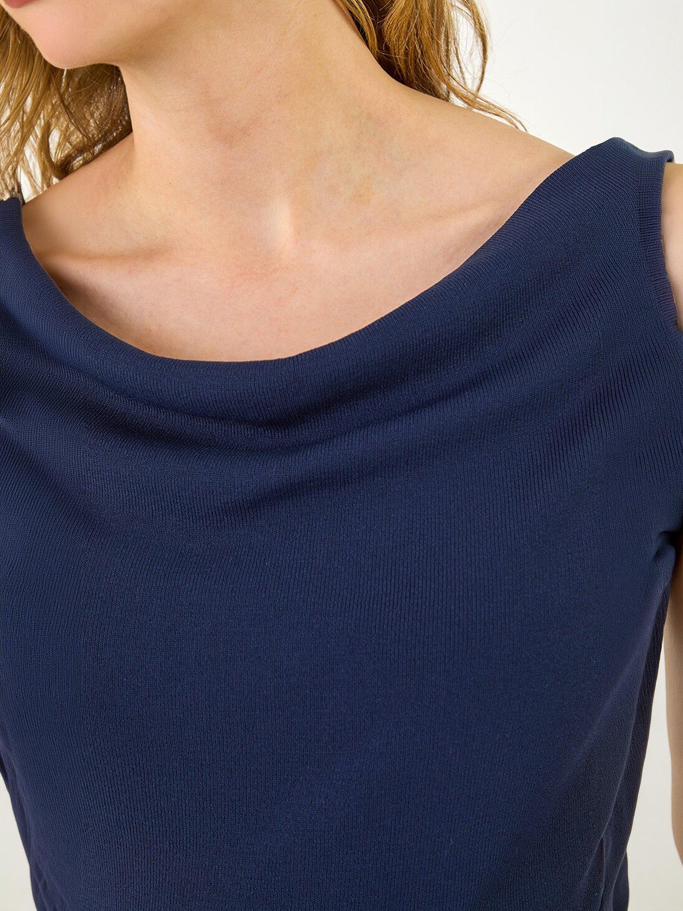 roman-dusk-knitted-cowl-neck-topstillFront