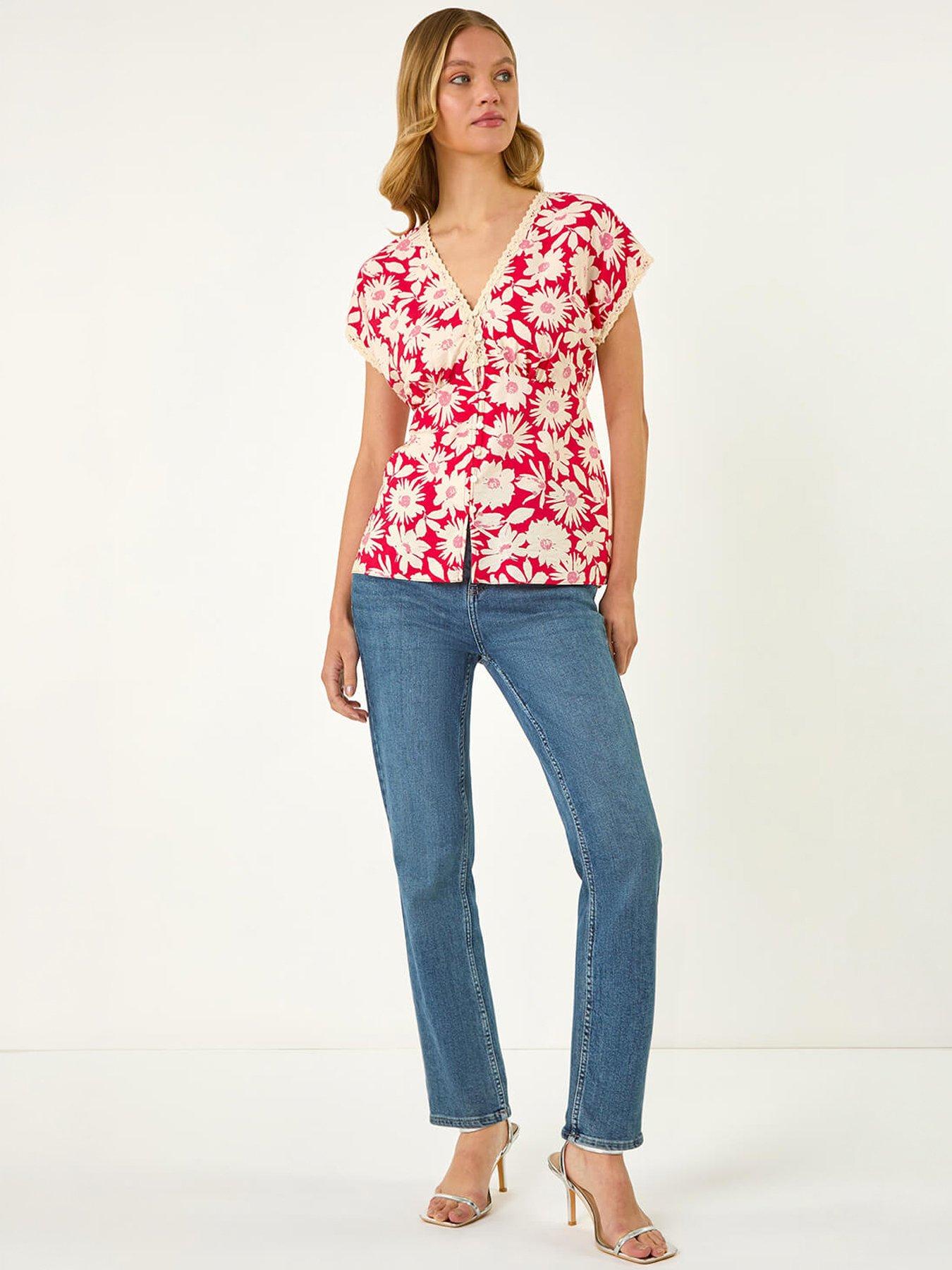 roman-floral-print-lace-trim-topdetail