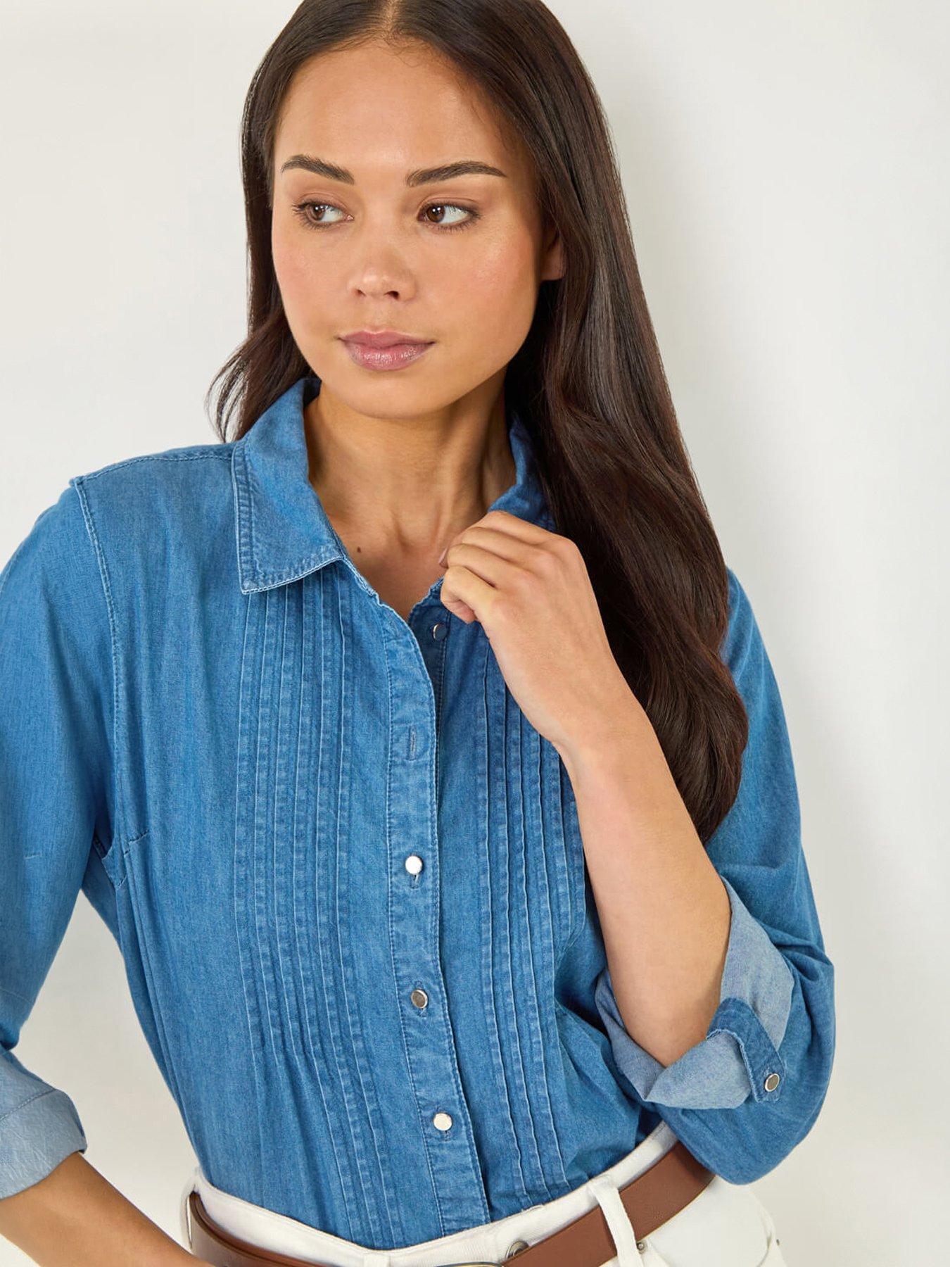 roman-petite-pintuck-buttoned-blouseback