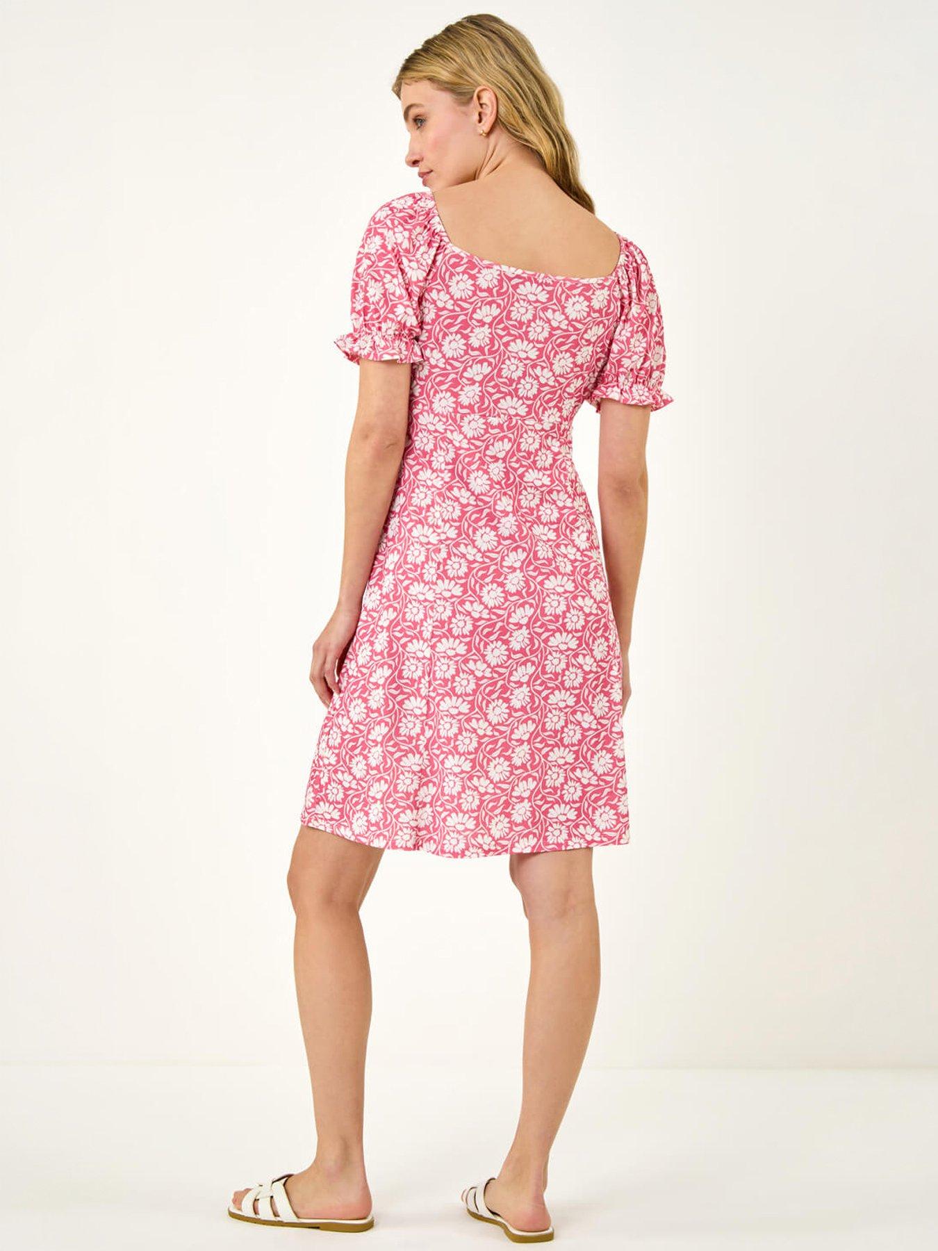 roman-floral-tie-front-dressoutfit