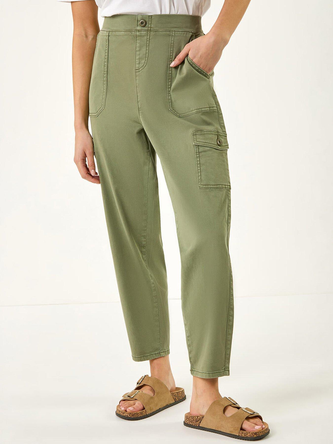 roman-petite-cotton-cargo-stretch-trousersback