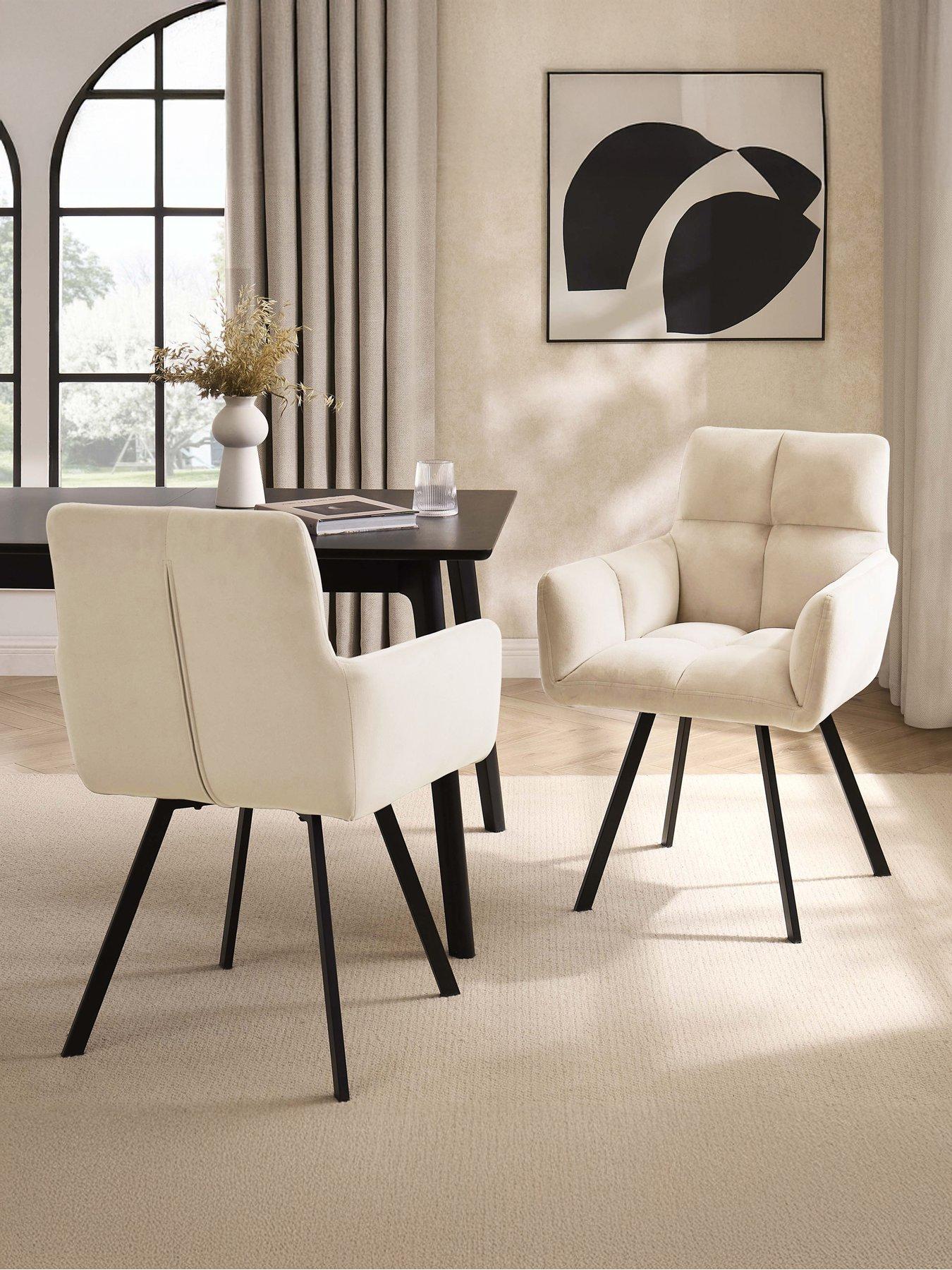 Dusk Brooke Dining Chair - Ecru