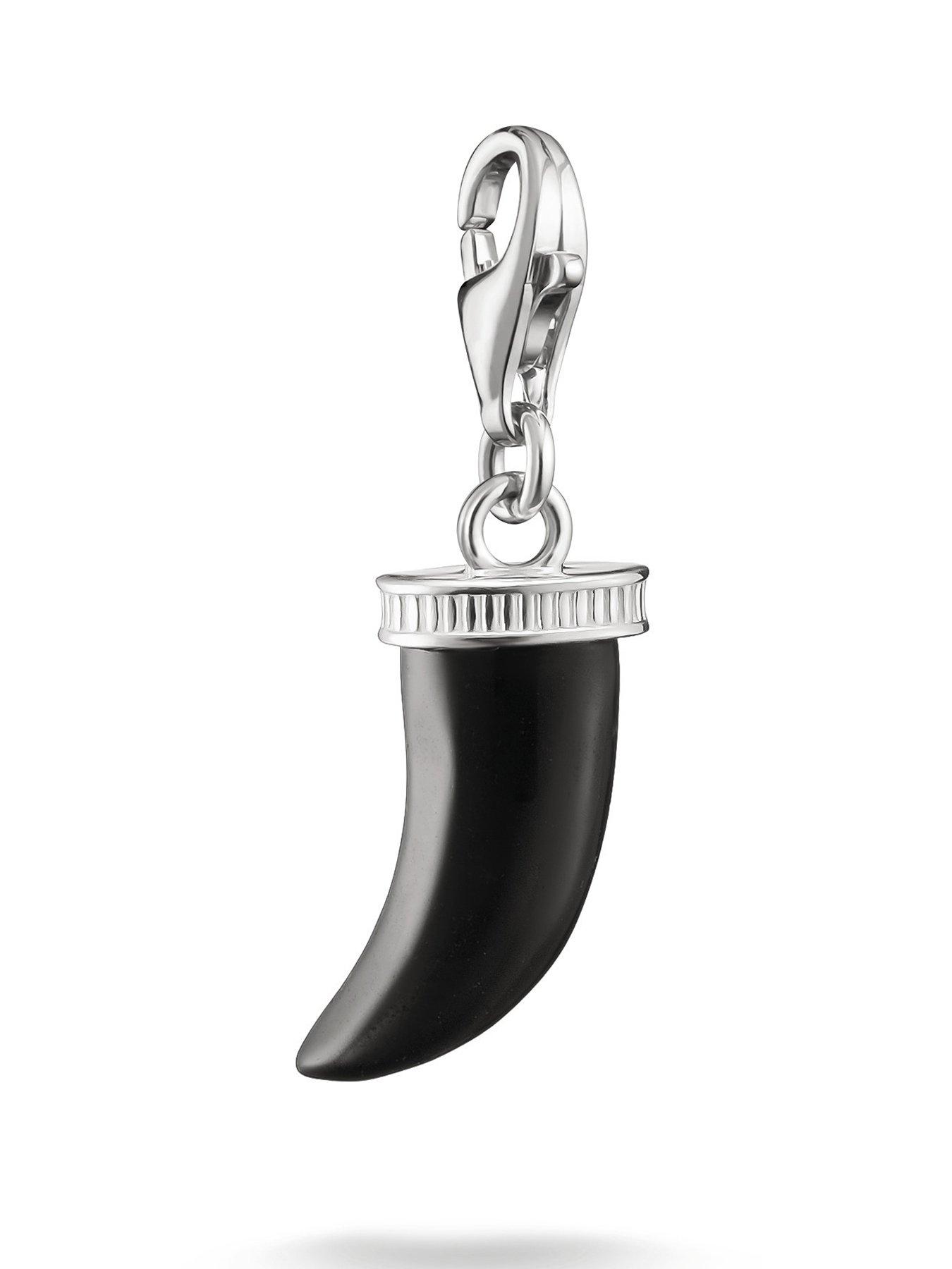 thomas-sabo-charm-original-tooth-obsidianfront