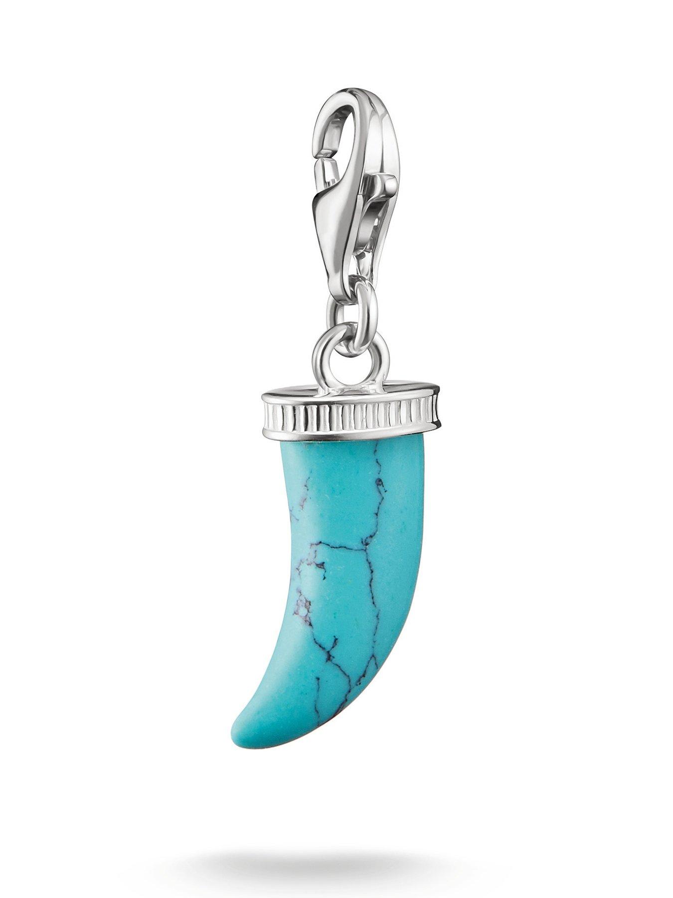 thomas-sabo-charm-original-tooth-imitation-turquoisefront