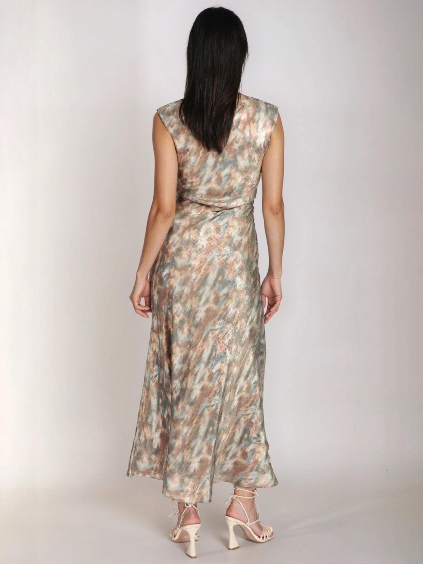 little-mistress-sage-blur-print-maxi-dress-multistillFront