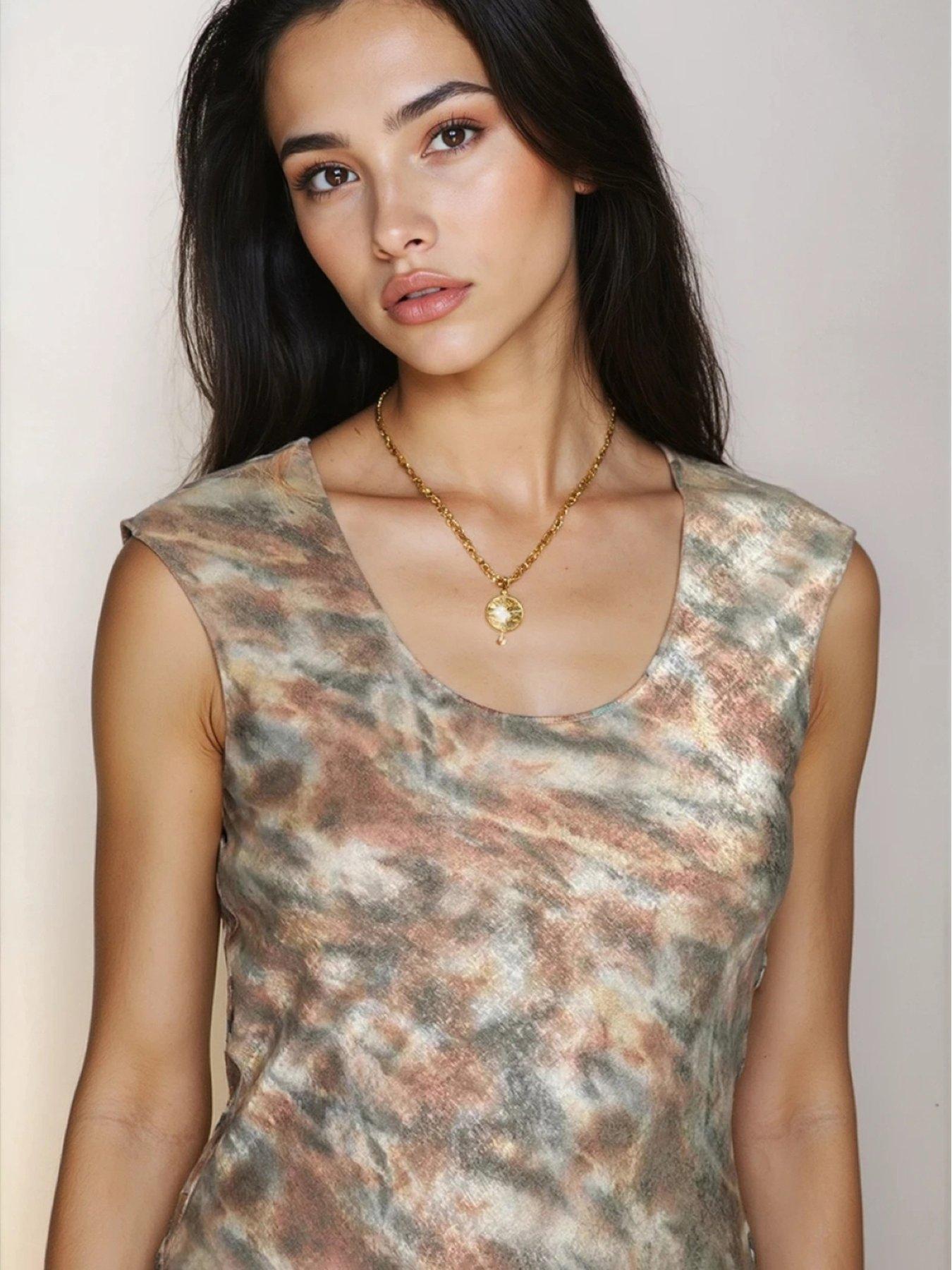 little-mistress-sage-blur-print-maxi-dress-multioutfit