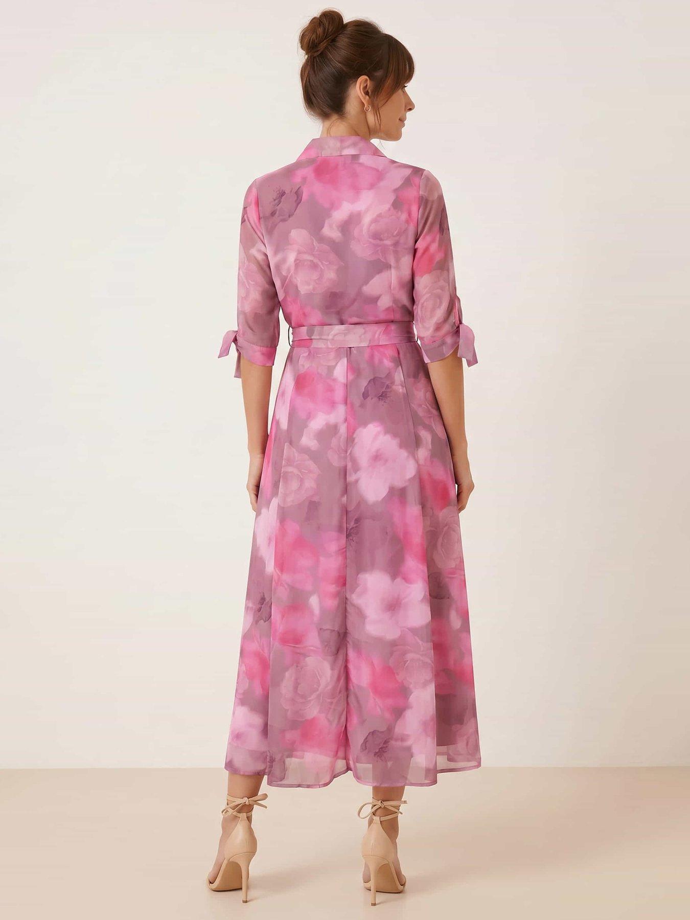 Image 2 of 3 of Style Cheat Daphne Shirt Dress - Pink