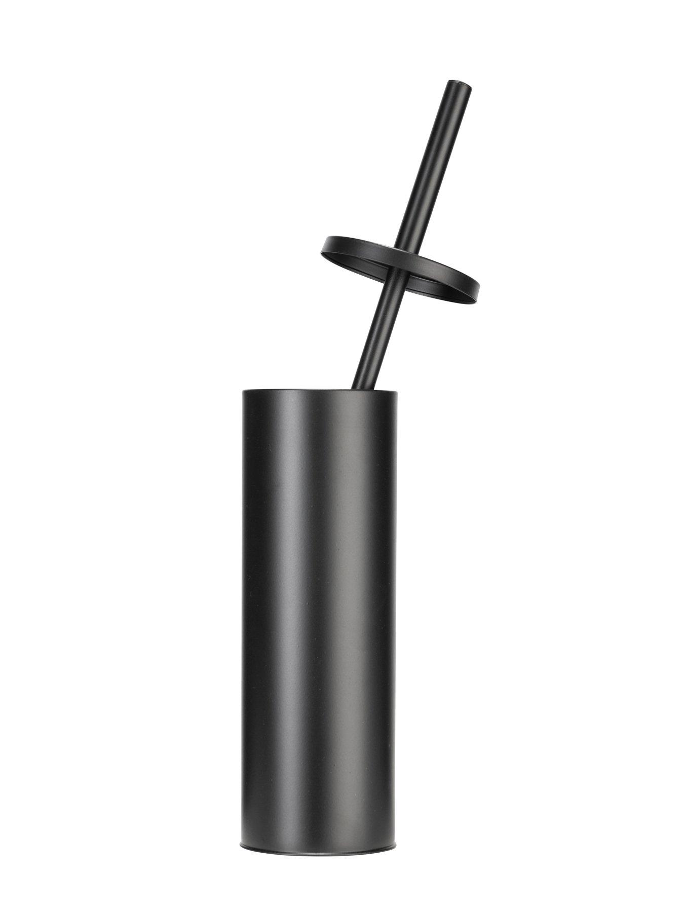 Image 5 of 5 of Croydex Black Bathroom Essential Set - 5l Pedal Pin, Toilet Brush, Shower Caddy