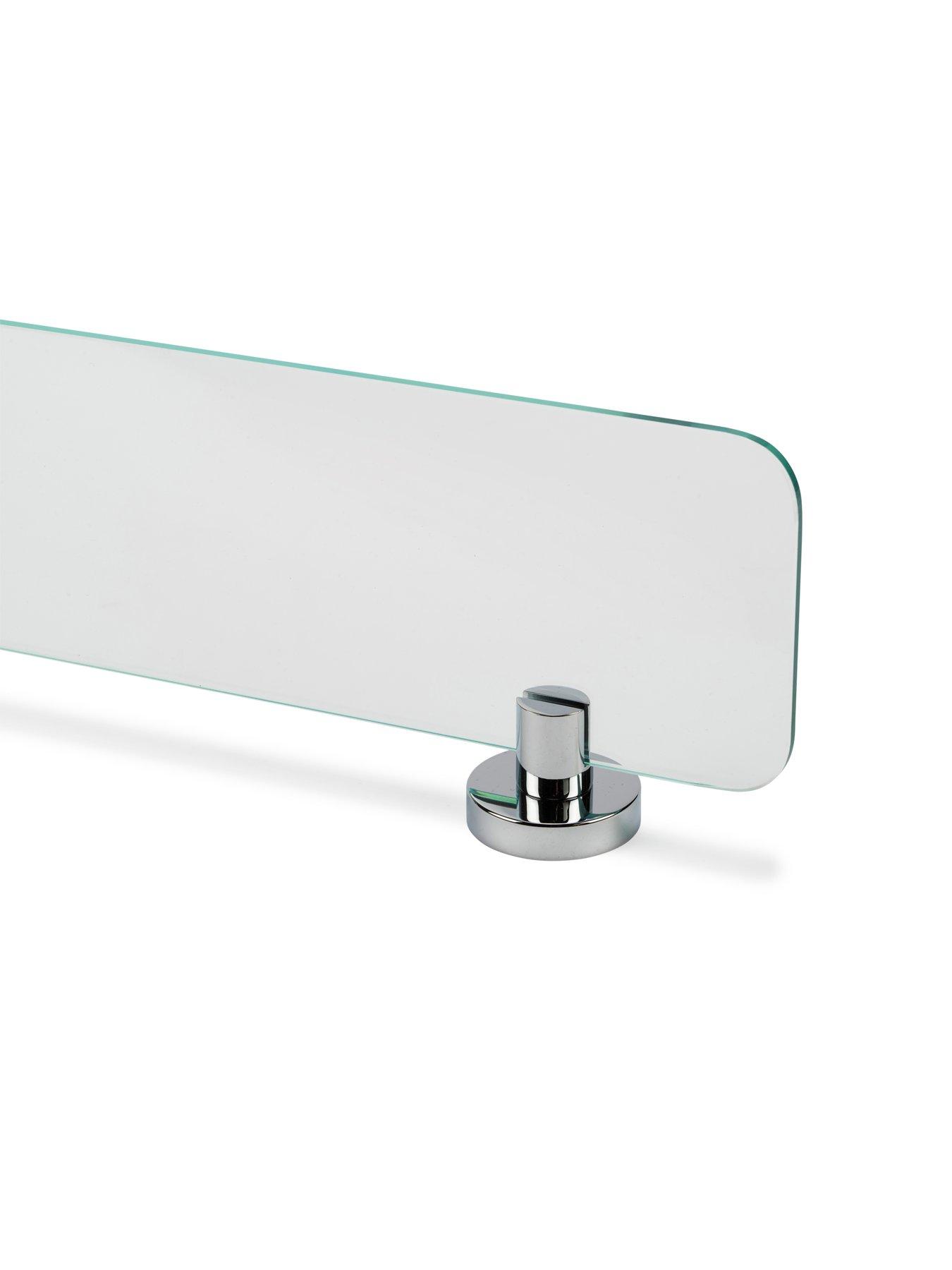 Image 5 of 6 of Croydex Metra Glass Shelf With Flexi-fix Brackets