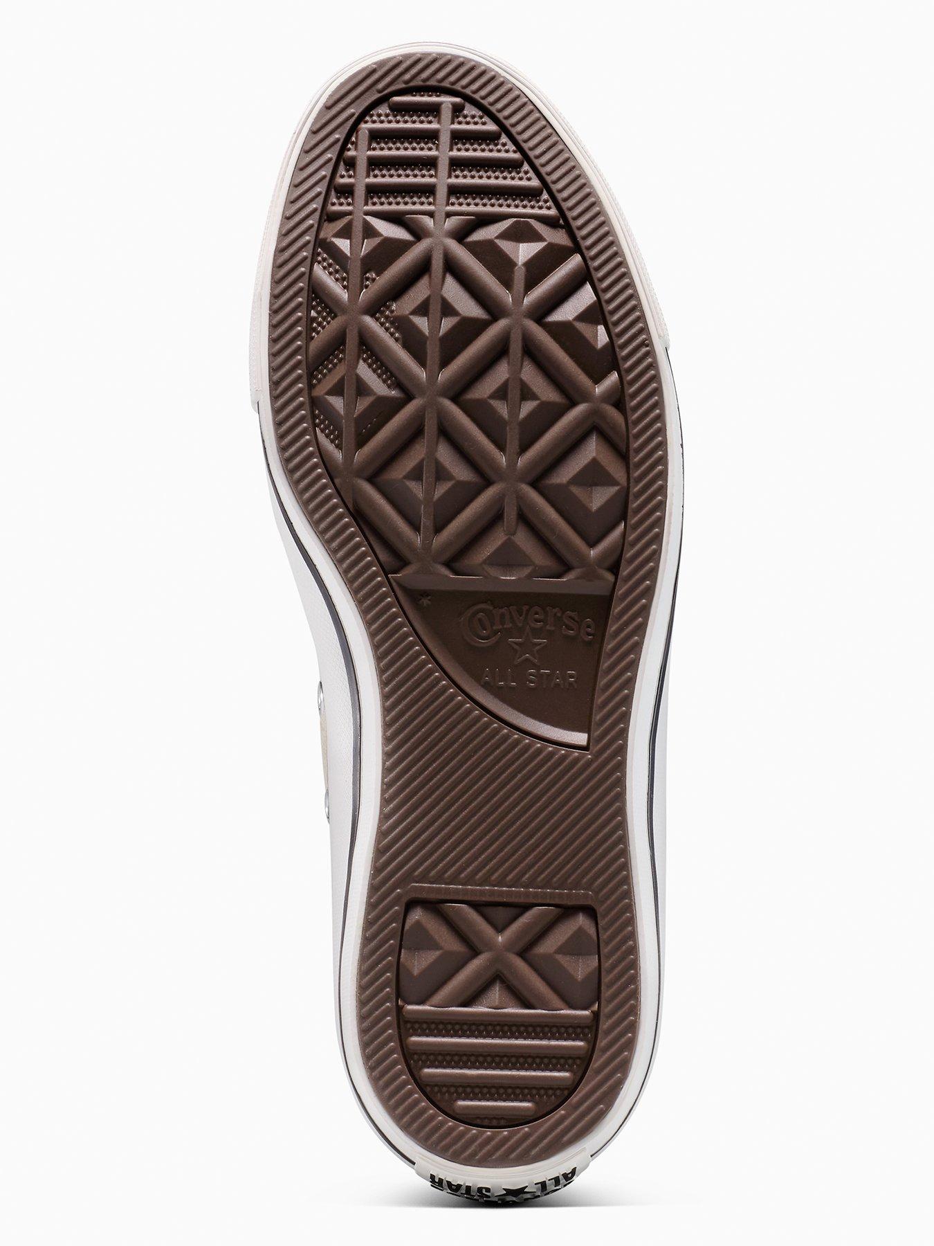 Image 5 of 7 of Converse Womens Chuck Taylor All Star Cow Pony Hair Trainers - Brown