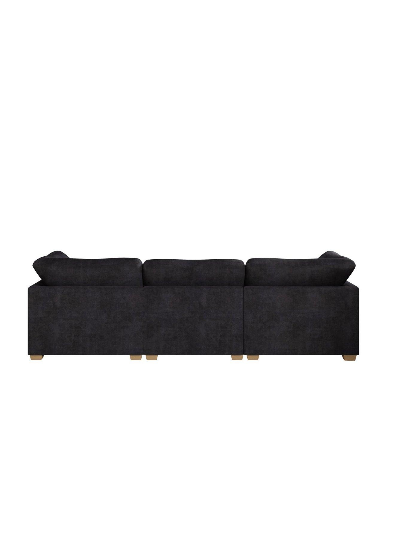 Image 6 of 7 of Aspire Nestle U Shaped Sofa - Velvet