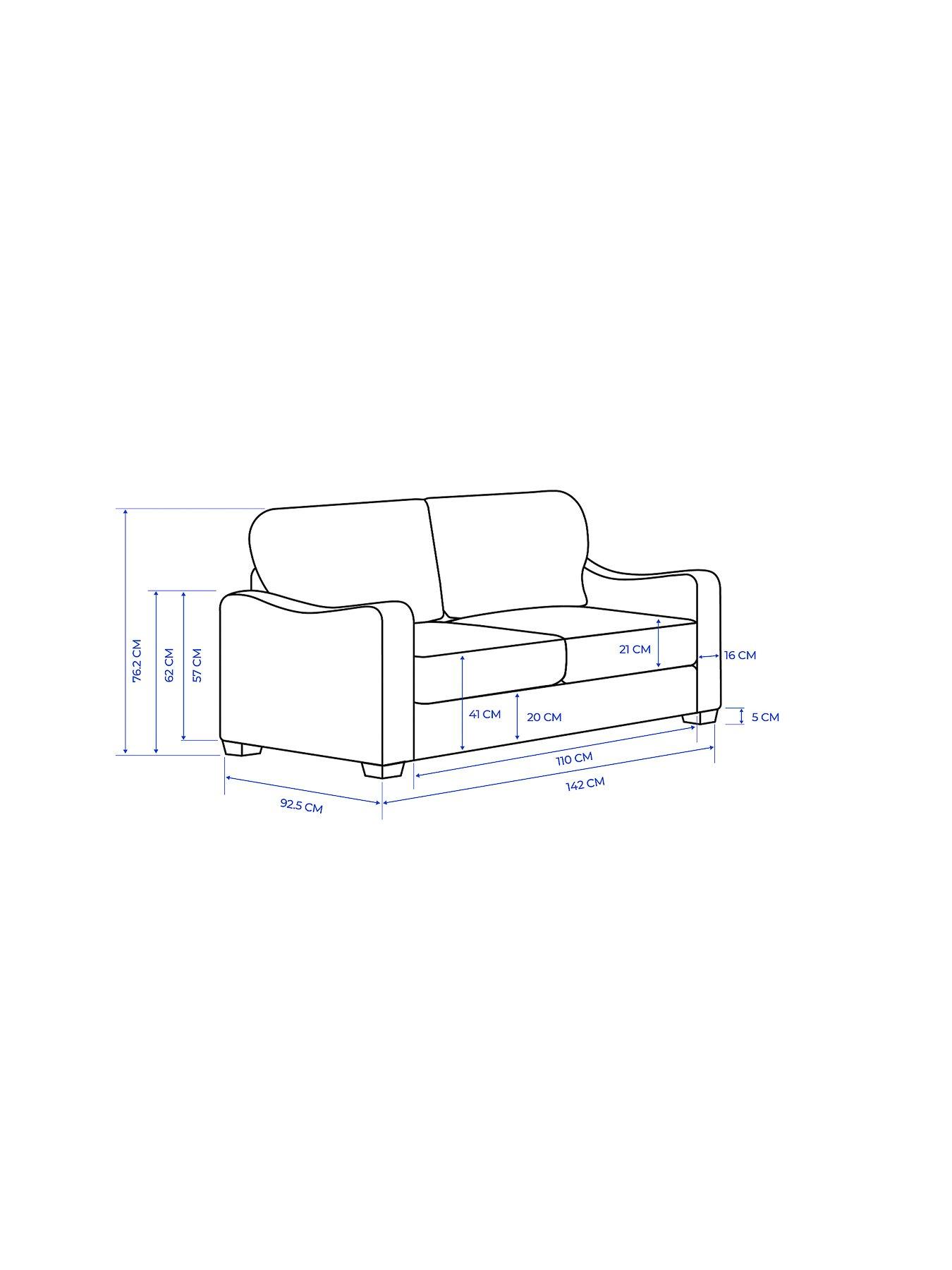 Image 7 of 7 of Aspire Theadford 2 Seater Sofa