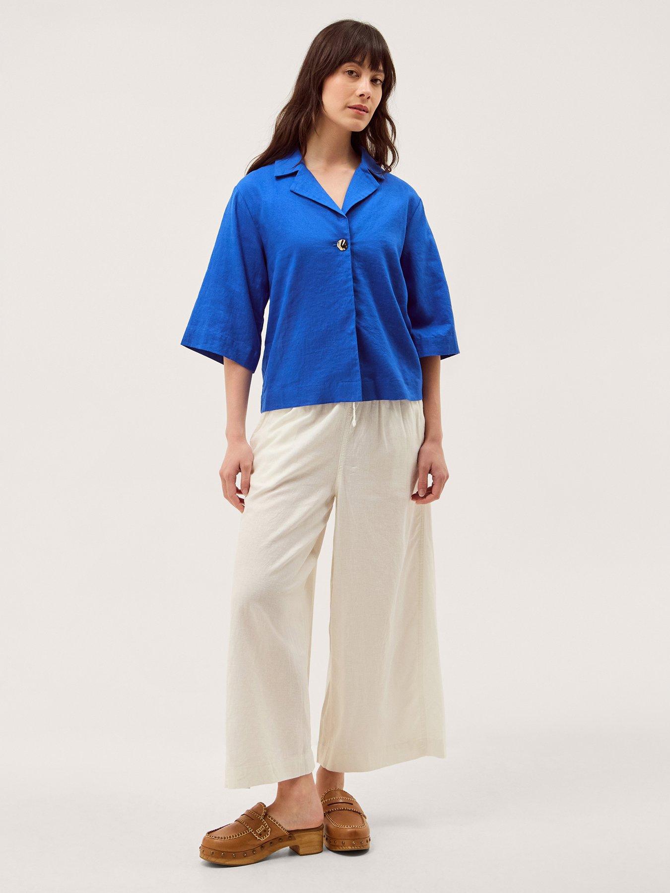 monsoon-emily-linen-shirt-bluefront