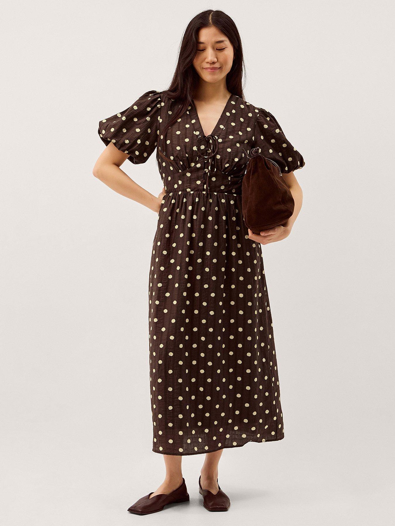 Image 3 of 6 of Monsoon Paris Spot Dress