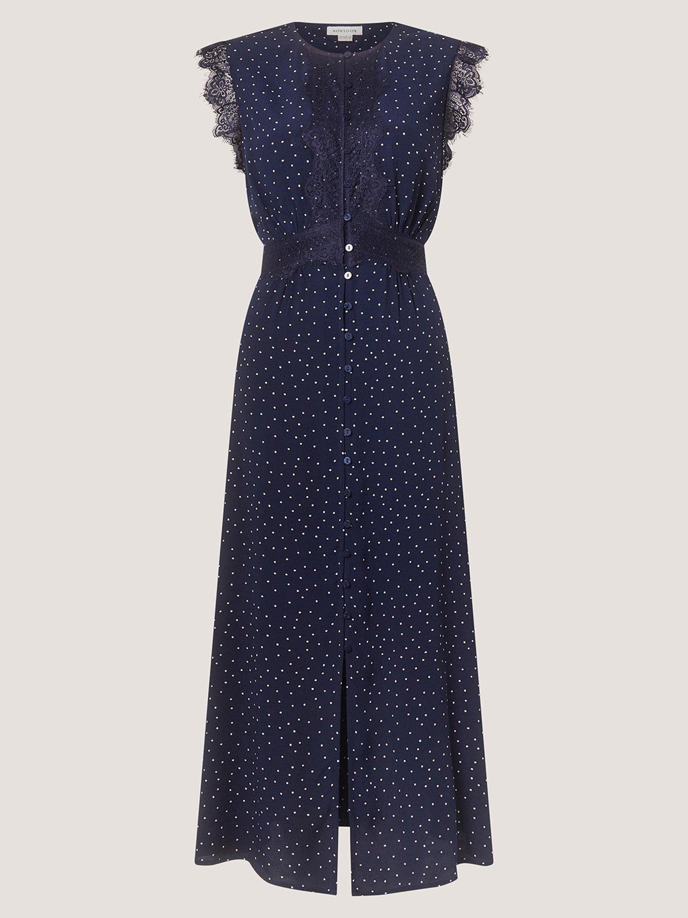 Monsoon Cleo Spot Dress