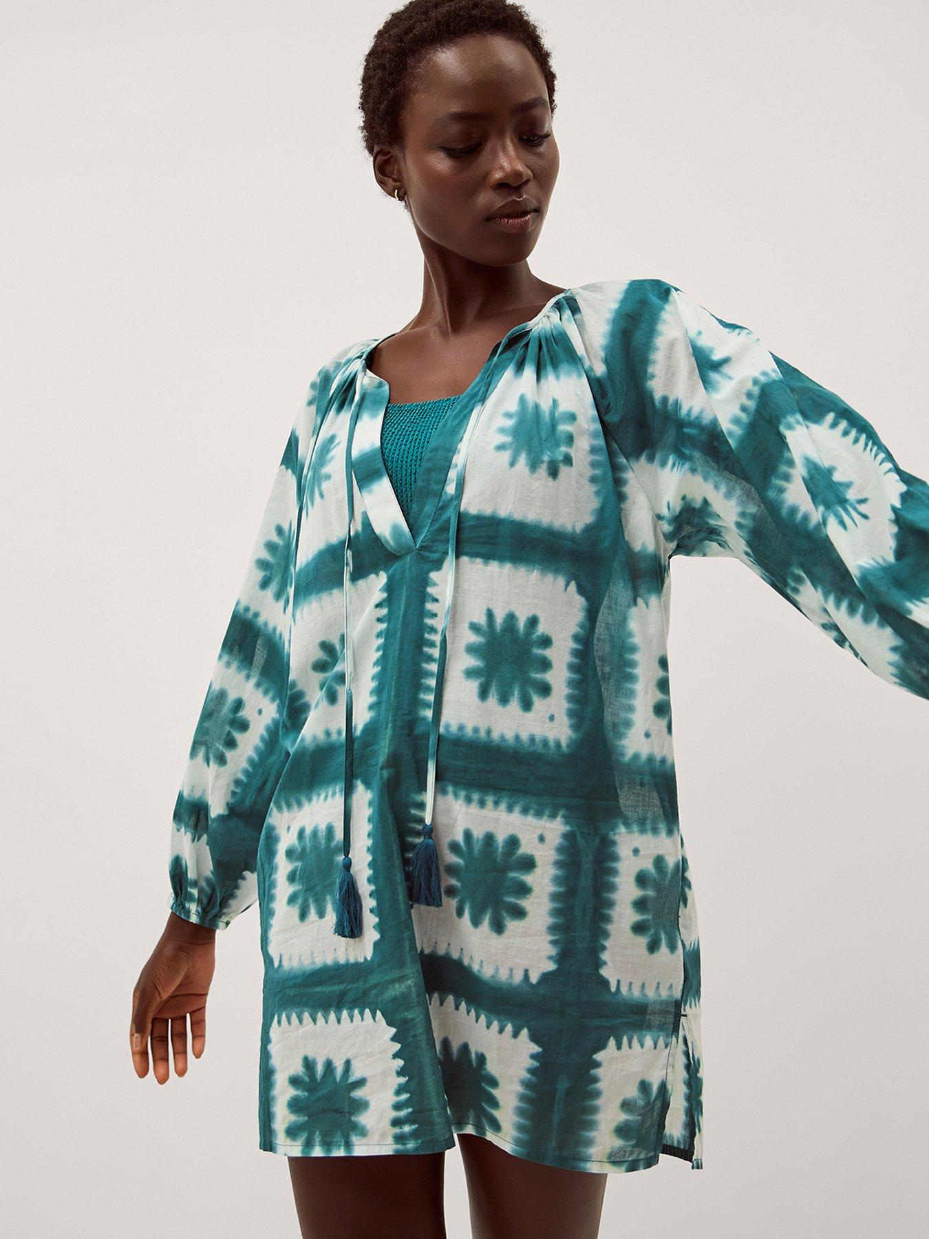 Image 1 of 6 of Monsoon Malia Kaftan