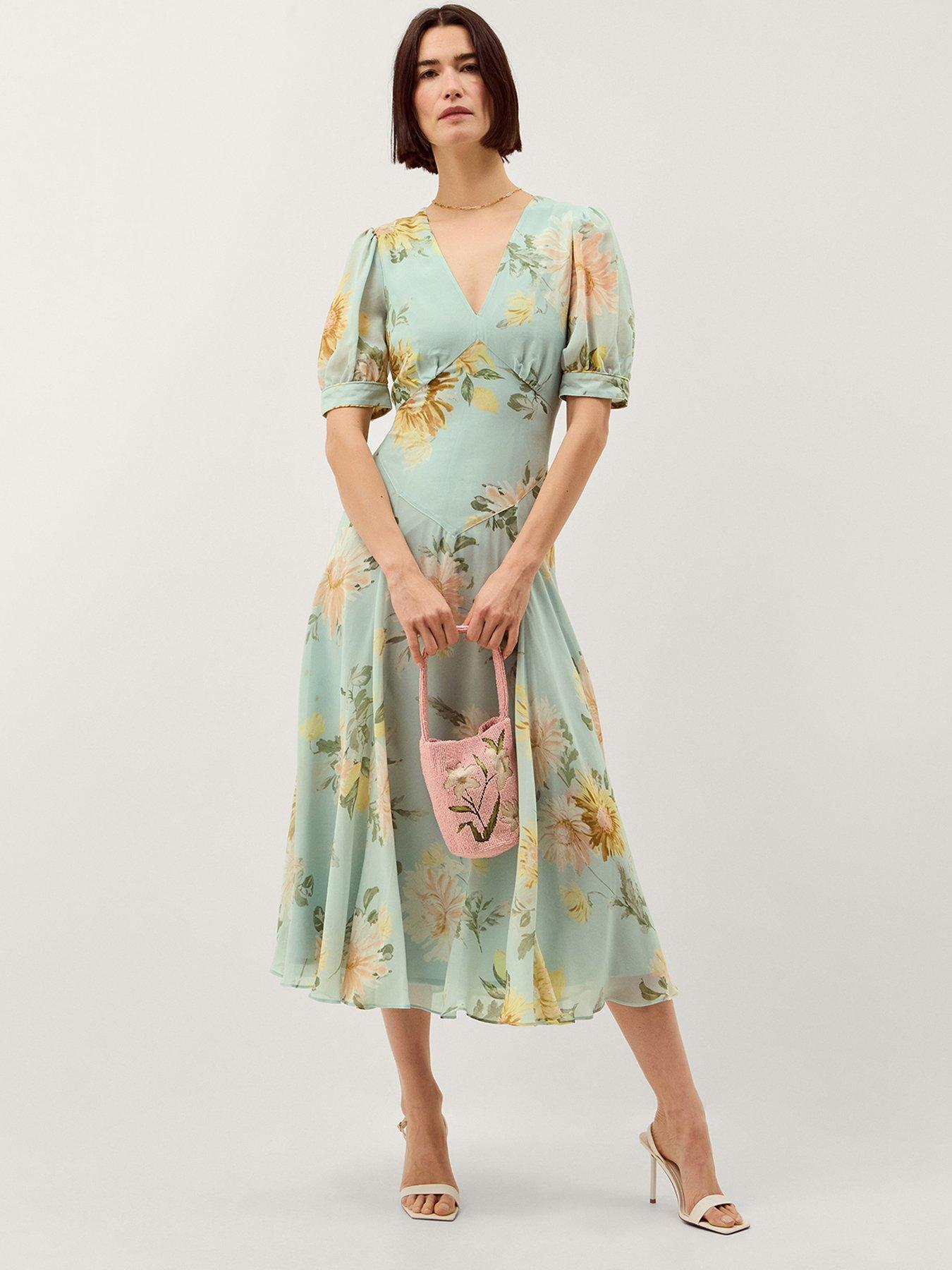 Image 1 of 4 of Monsoon Carris Tea Dress