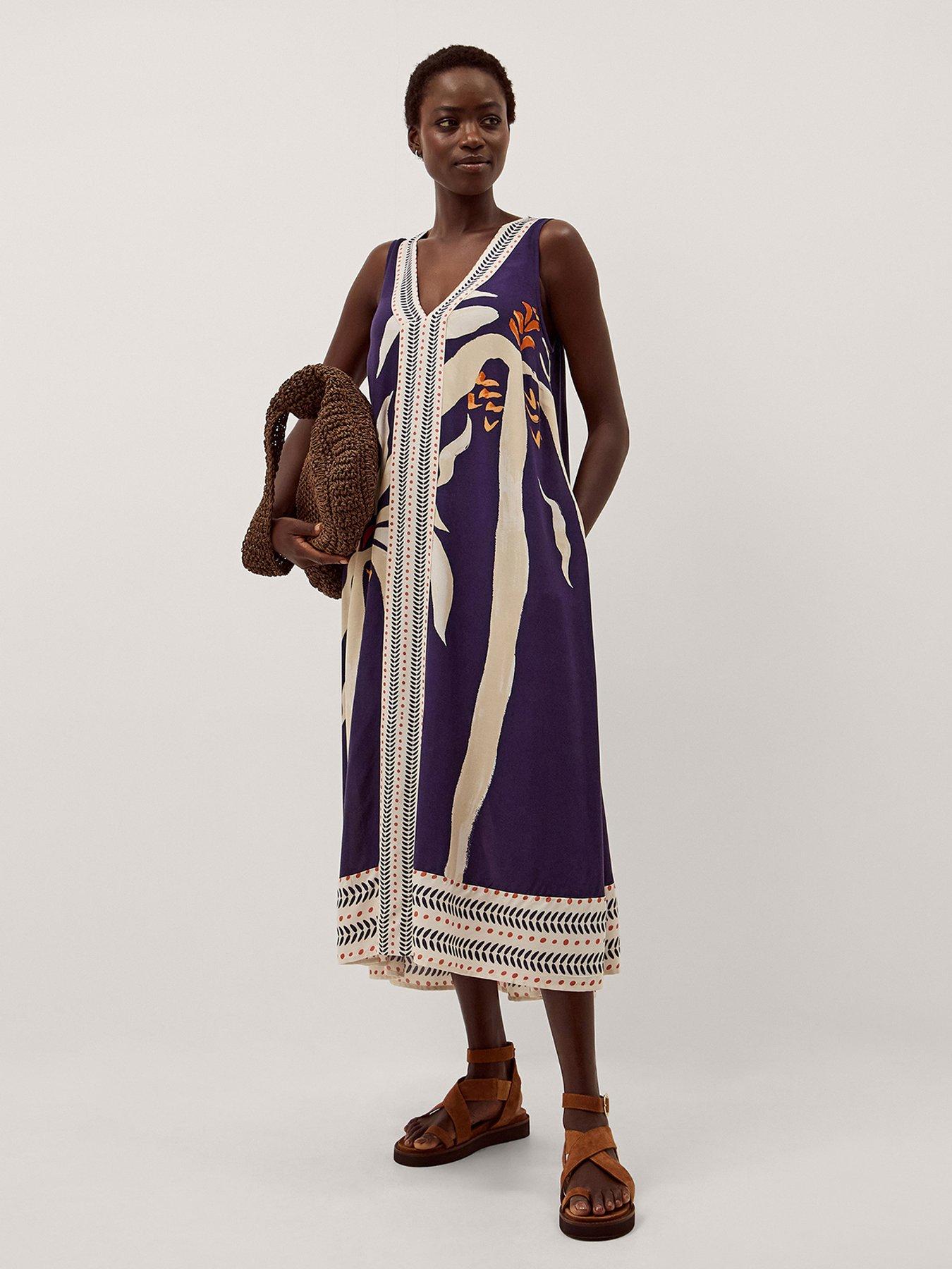 Image 1 of 5 of Monsoon Paloma Midi Dress