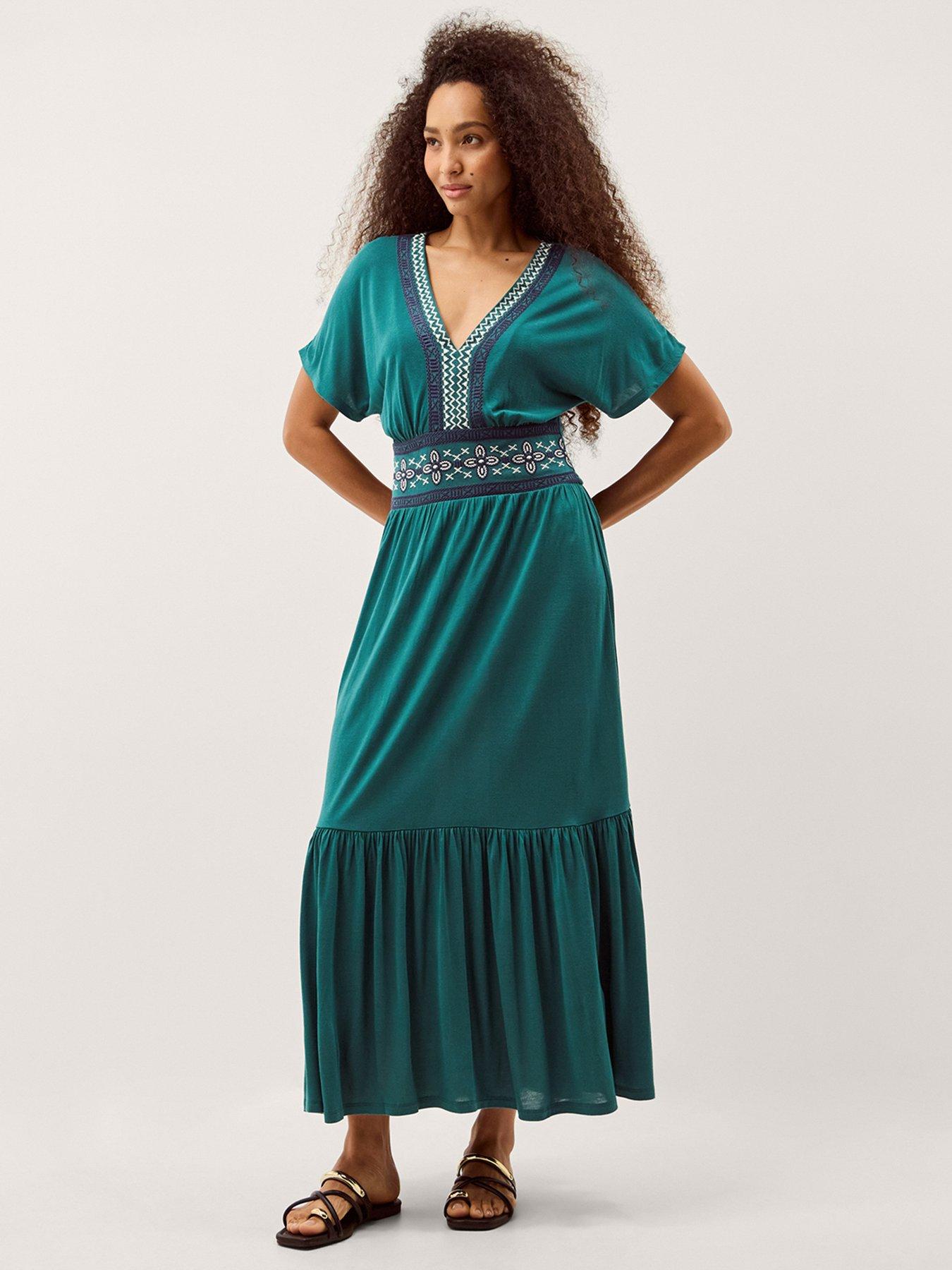 Image 1 of 5 of Monsoon Jacqui Jersey Dress
