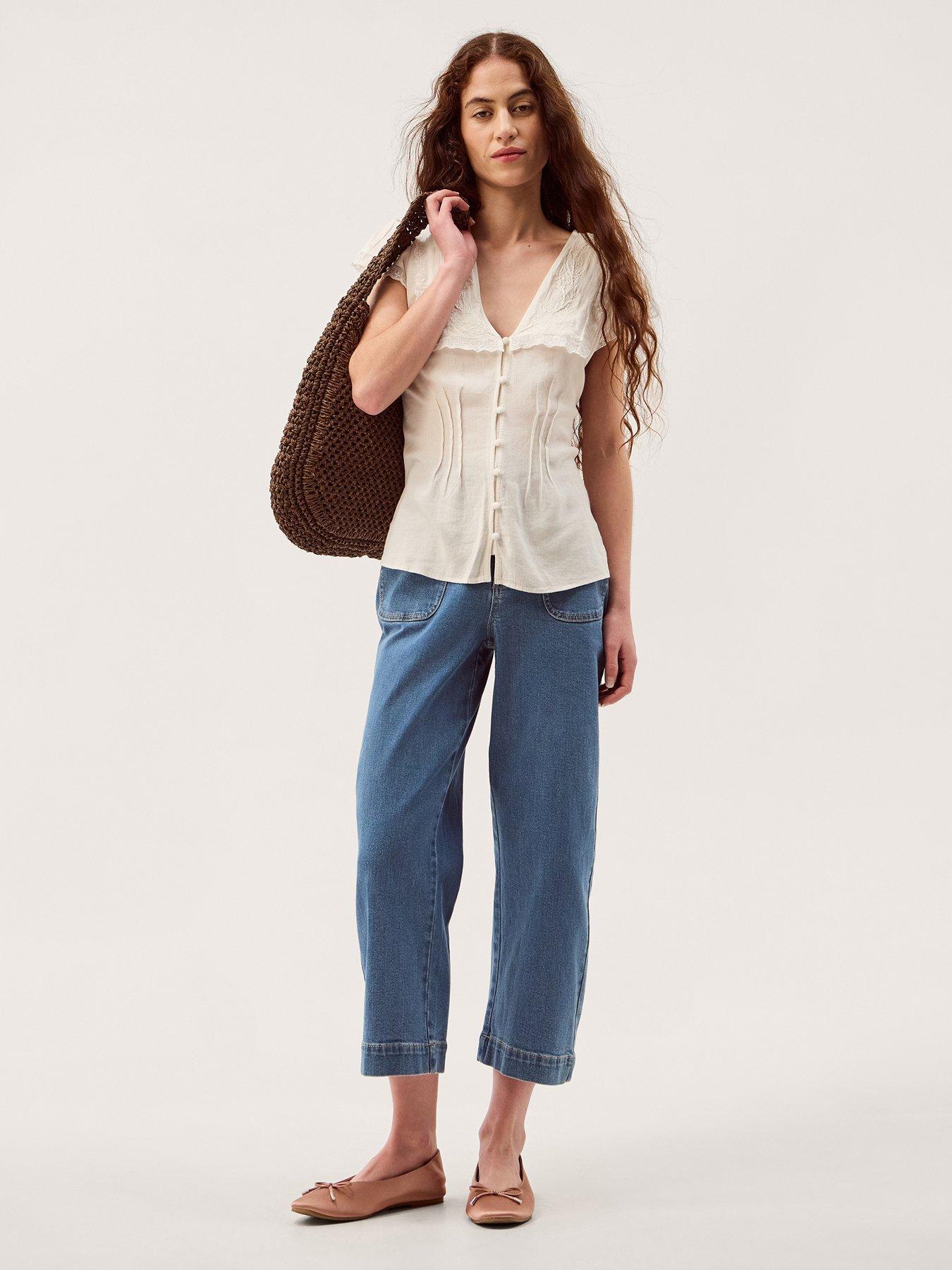 Image 3 of 5 of Monsoon Frannie Collar Top