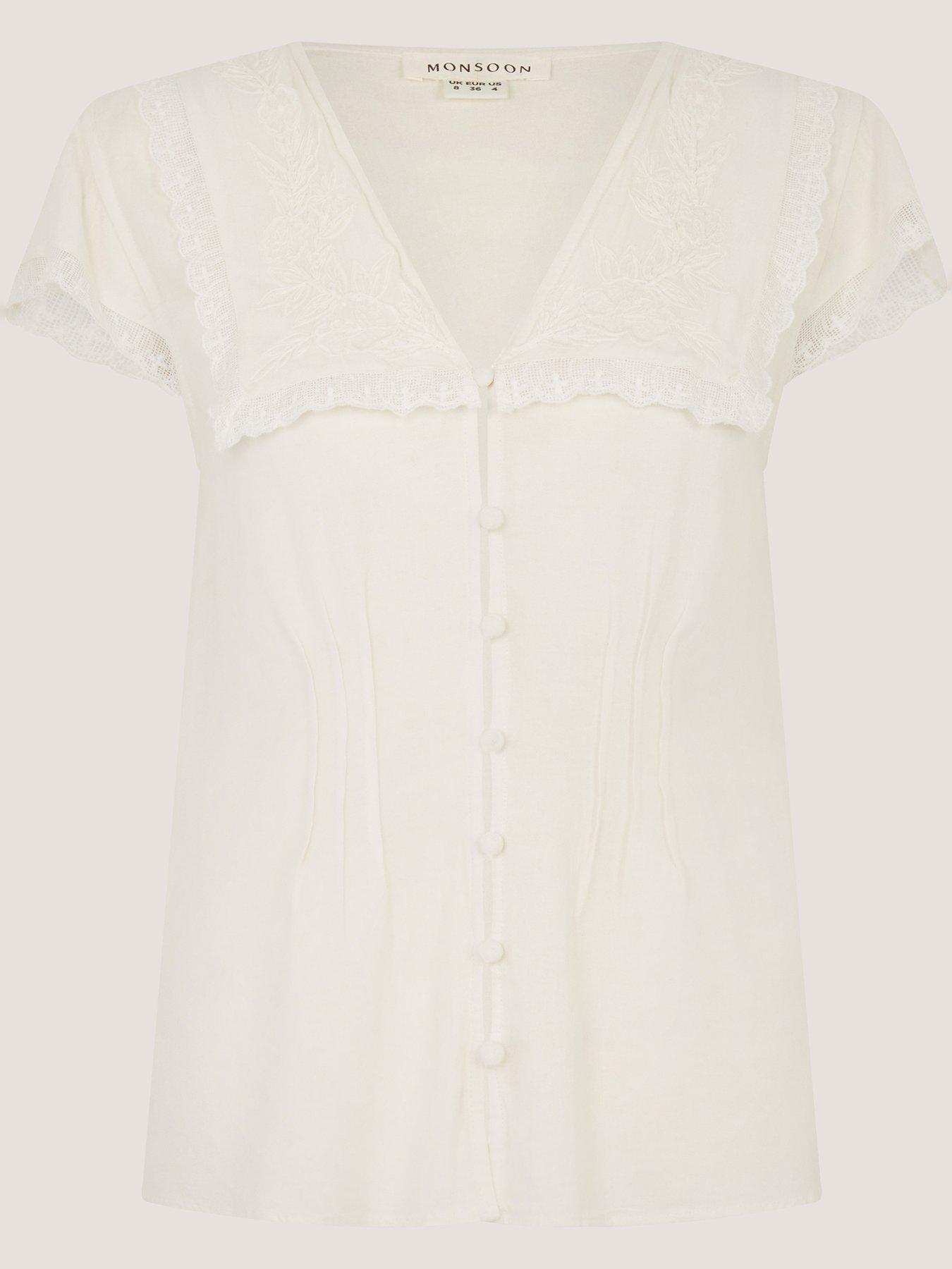 Image 5 of 5 of Monsoon Frannie Collar Top