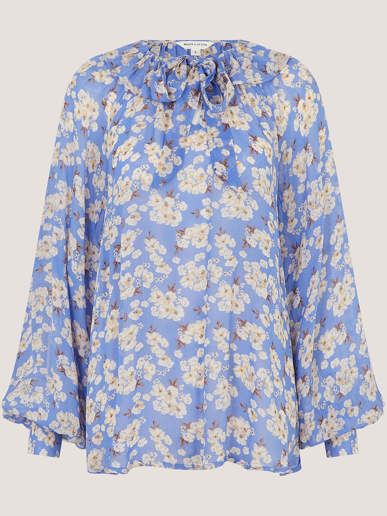 Image 6 of 6 of Monsoon Sian Floral Blouse