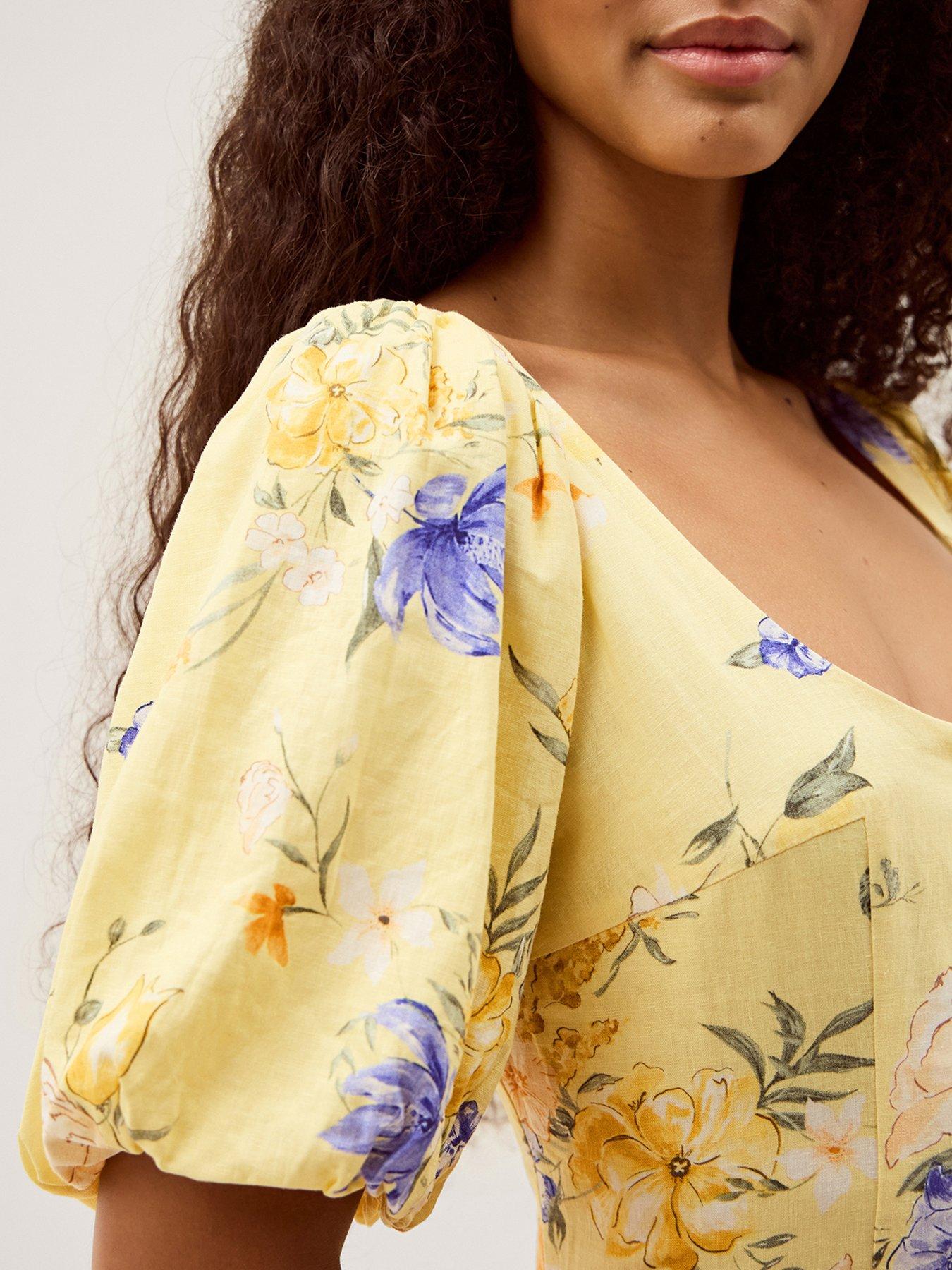 Image 3 of 5 of Monsoon Etta Linen Dress