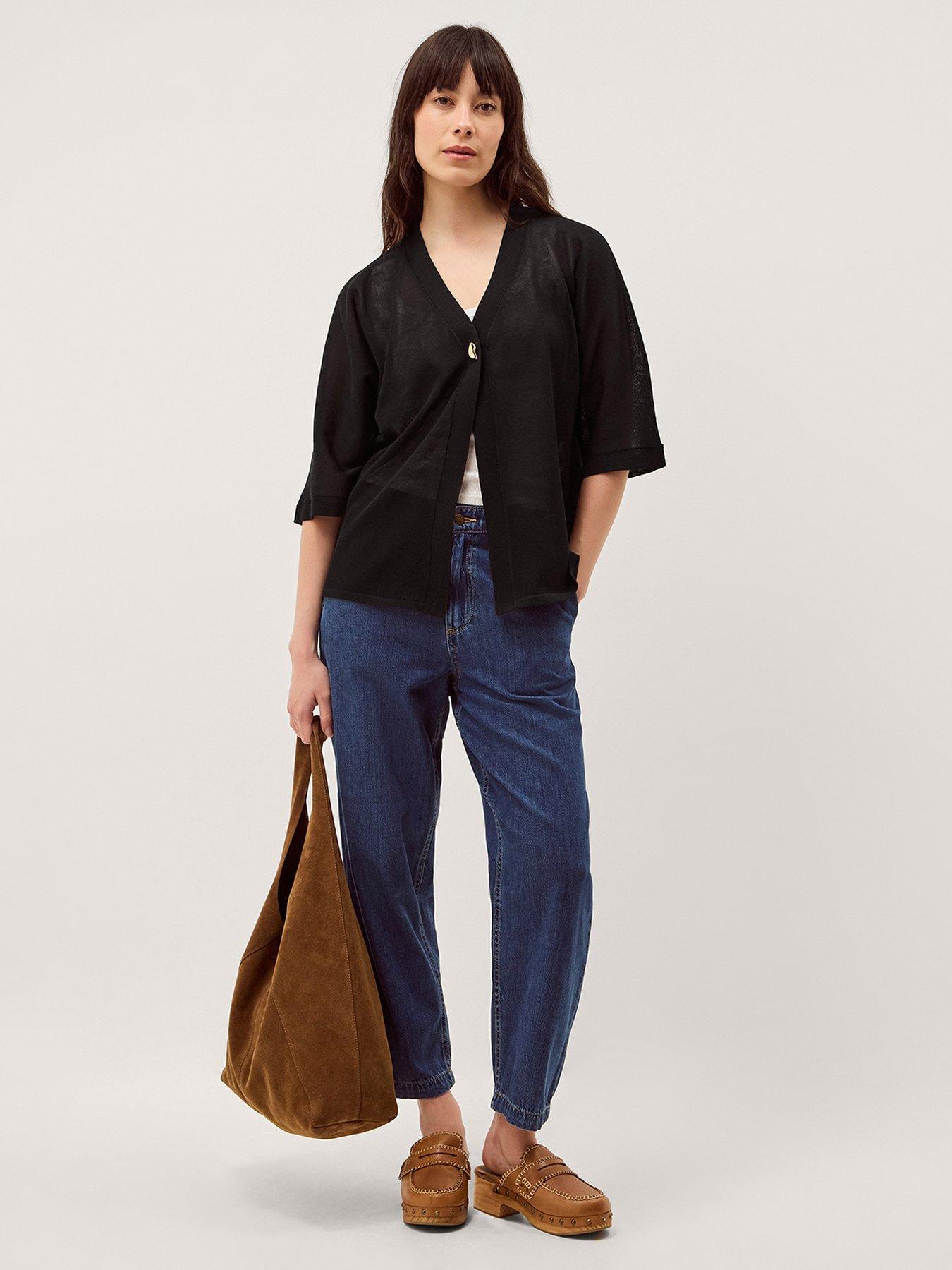 Image 3 of 5 of Monsoon Beth Button Cardi
