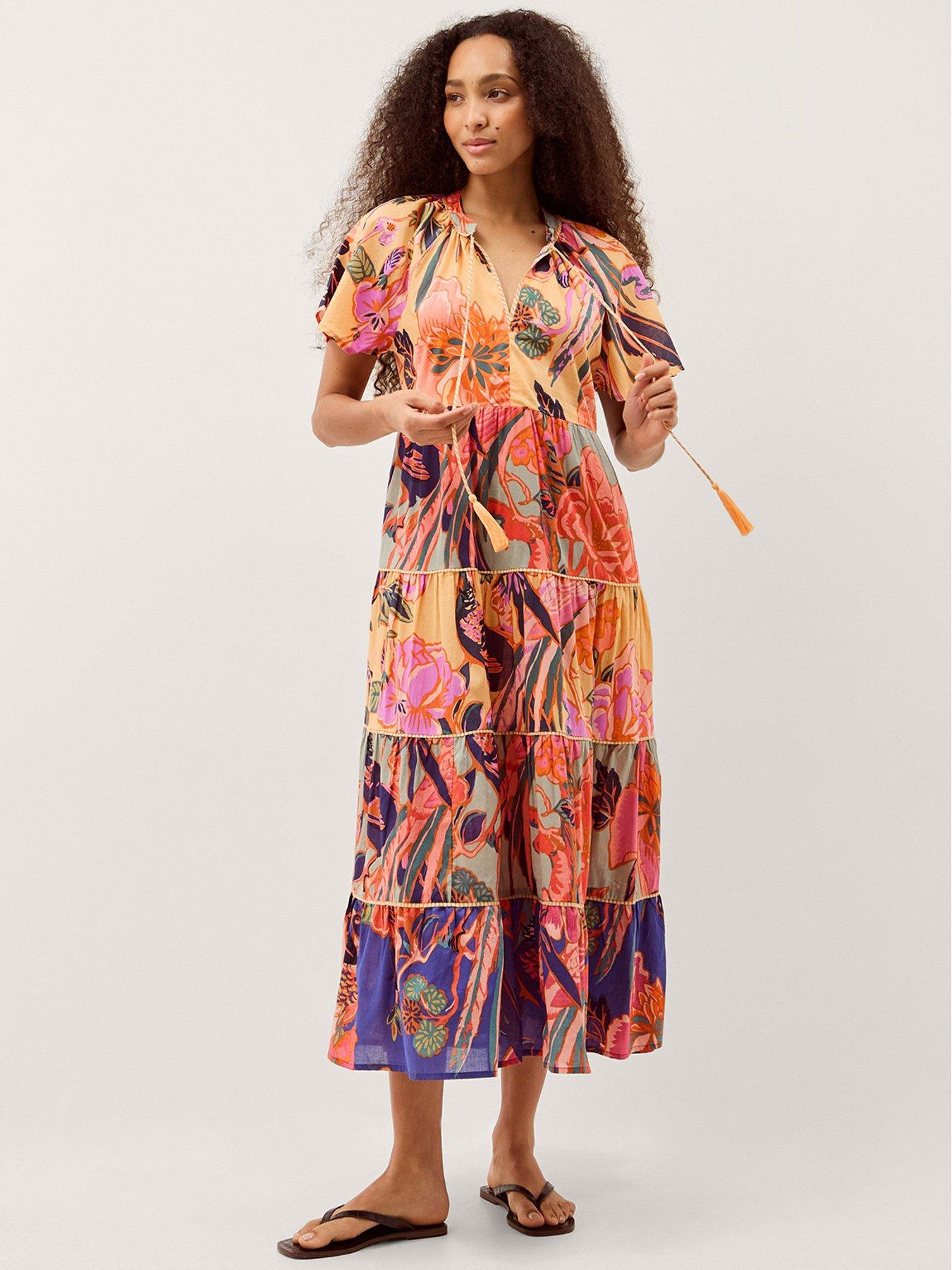 Image 1 of 5 of Monsoon Carmen Dress