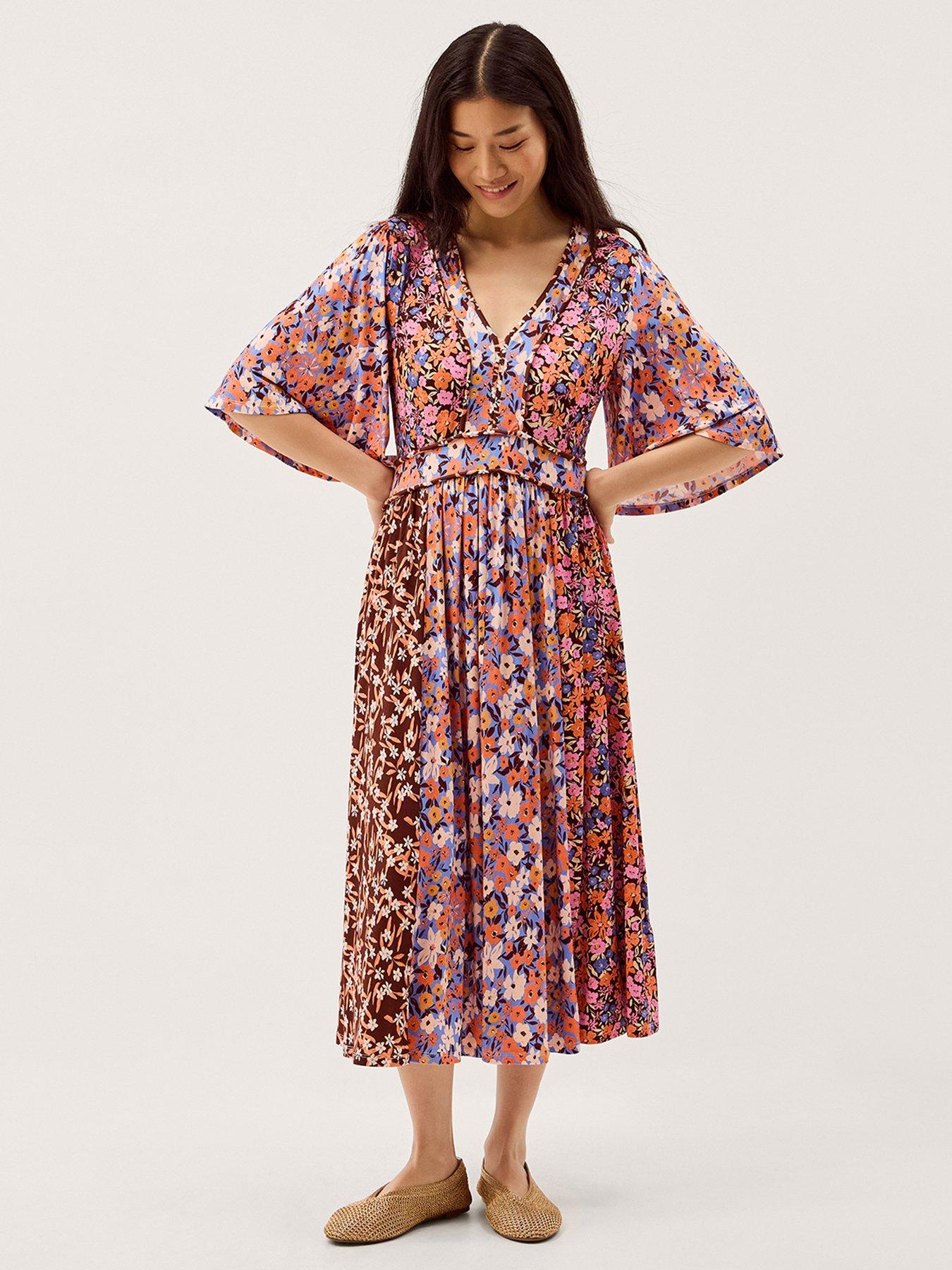 Image 1 of 6 of Monsoon Ceri Floral Print Jersey