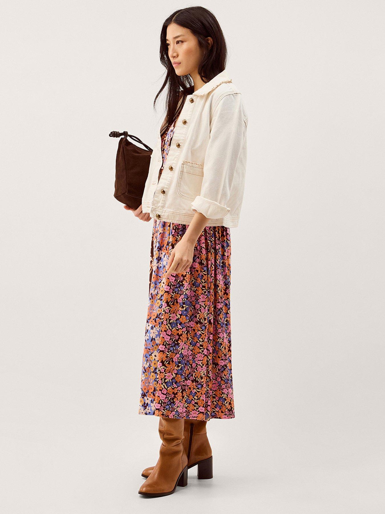Image 3 of 6 of Monsoon Ceri Floral Print Jersey