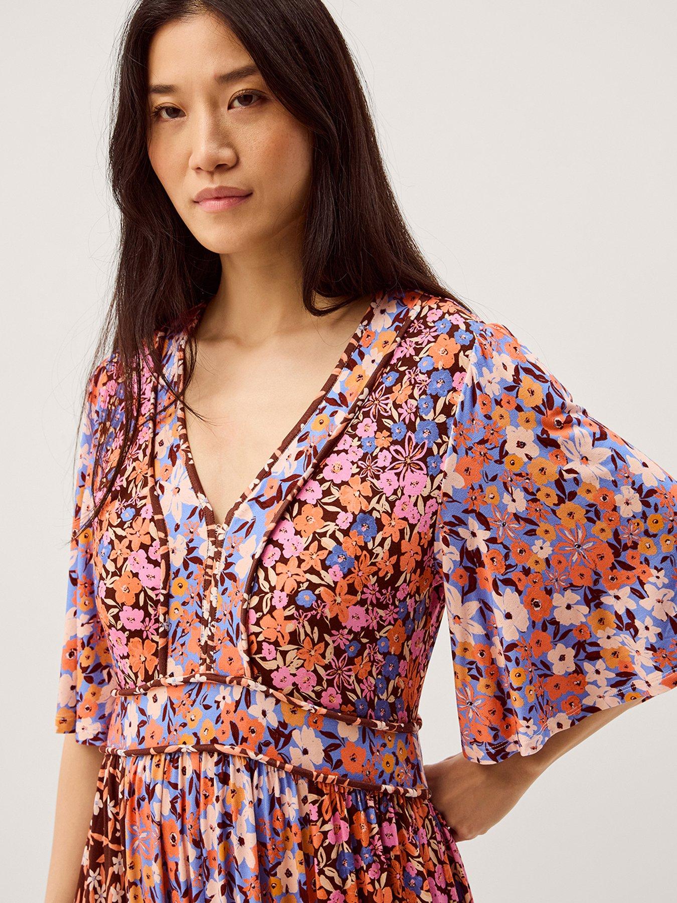 Image 4 of 6 of Monsoon Ceri Floral Print Jersey