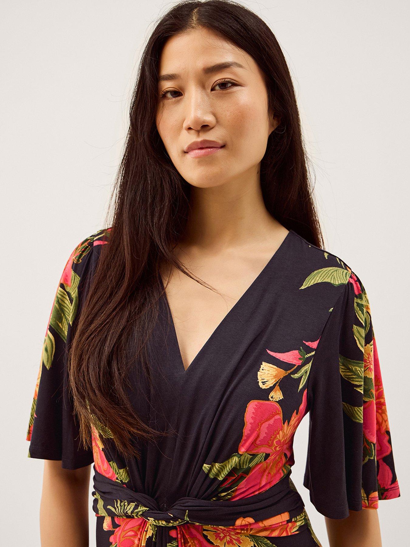 Image 5 of 6 of Monsoon Moana Print Jersey Dress